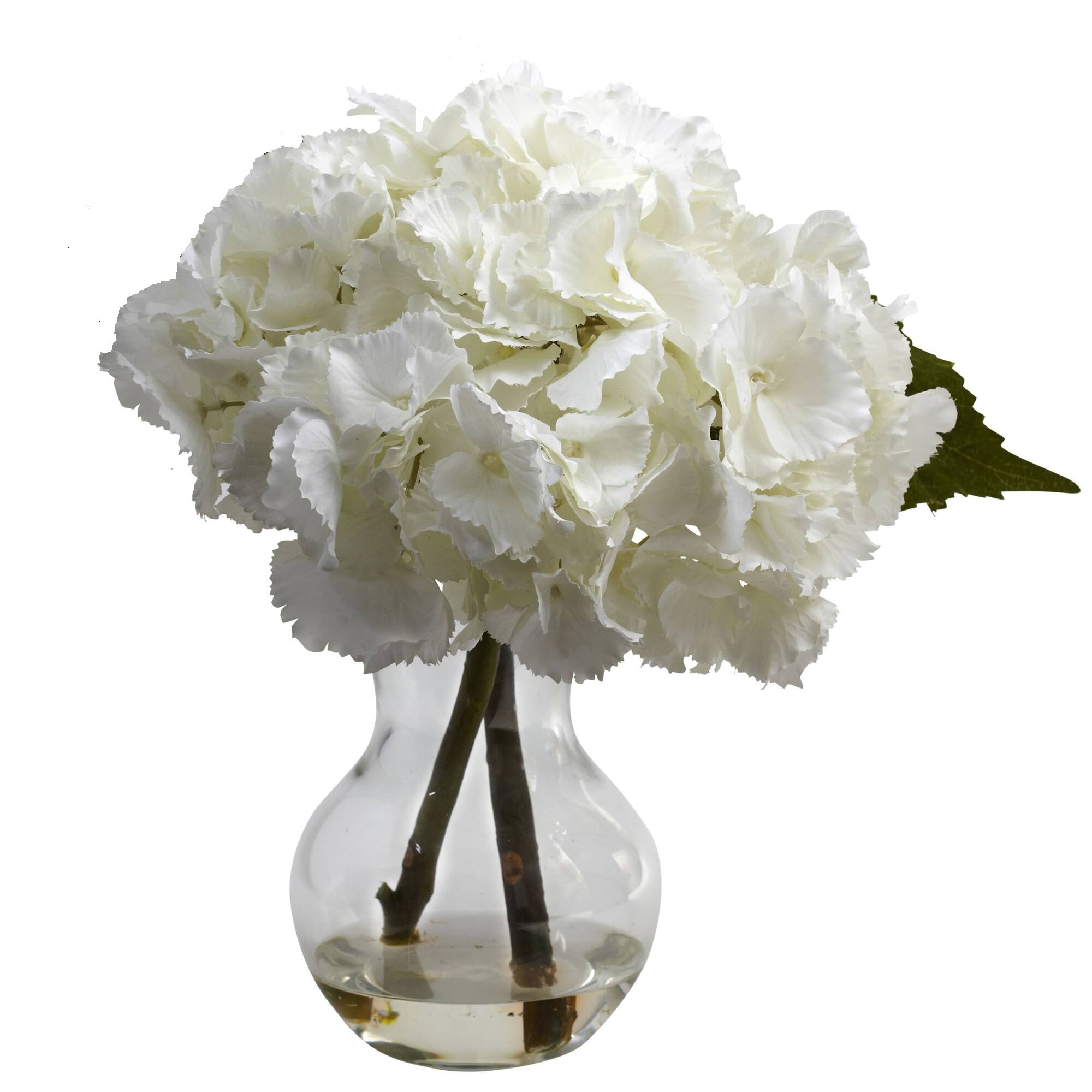 13&#x22; Hydrangea Arrangement with Vase