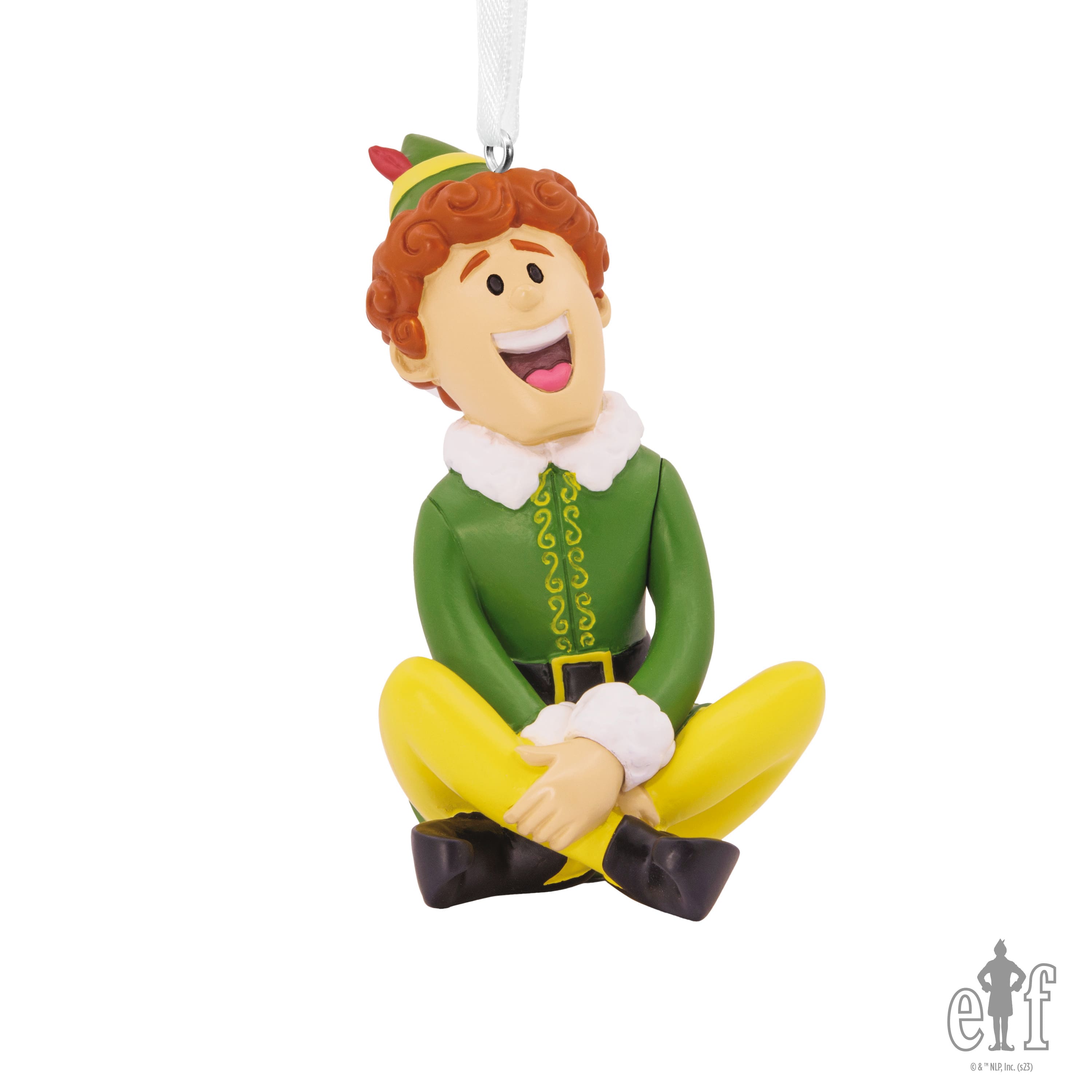 Hallmark 3.5&#x22; Buddy the Elf&#x2122; Singing Ornament