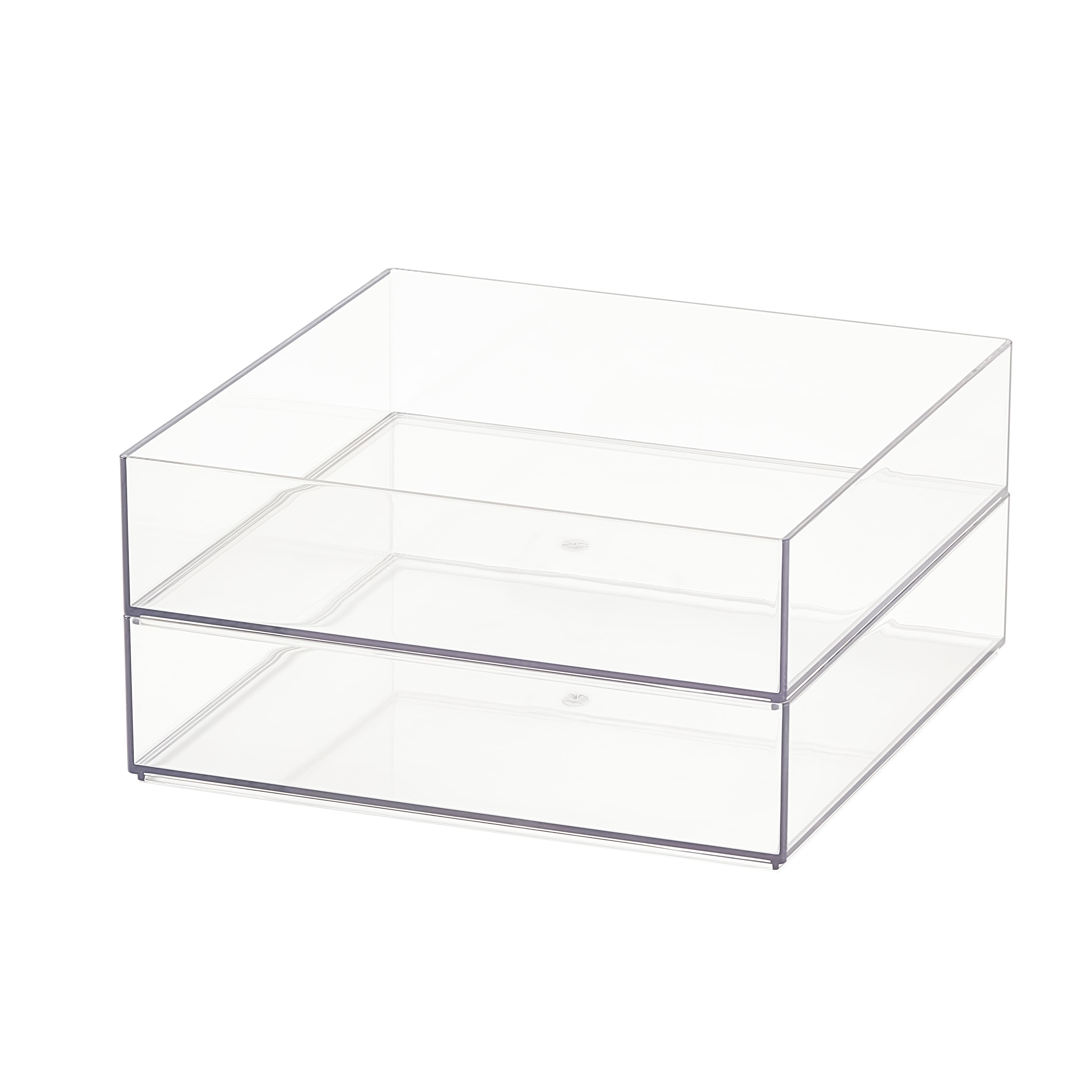 8" x 8" Clear Stacking Storage Tray by Simply Tidy™