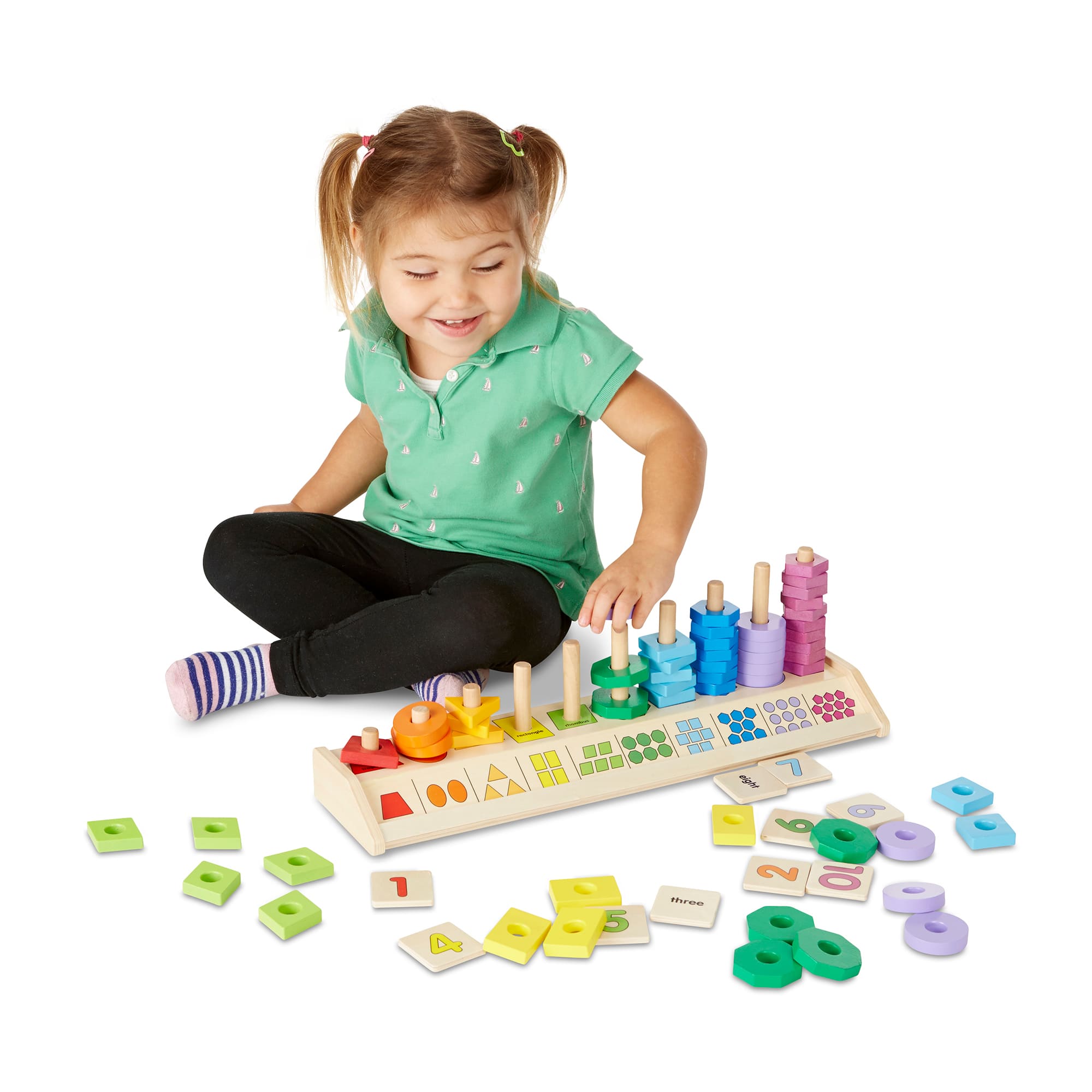 Melissa & Doug® Counting Shape Stacker Michaels