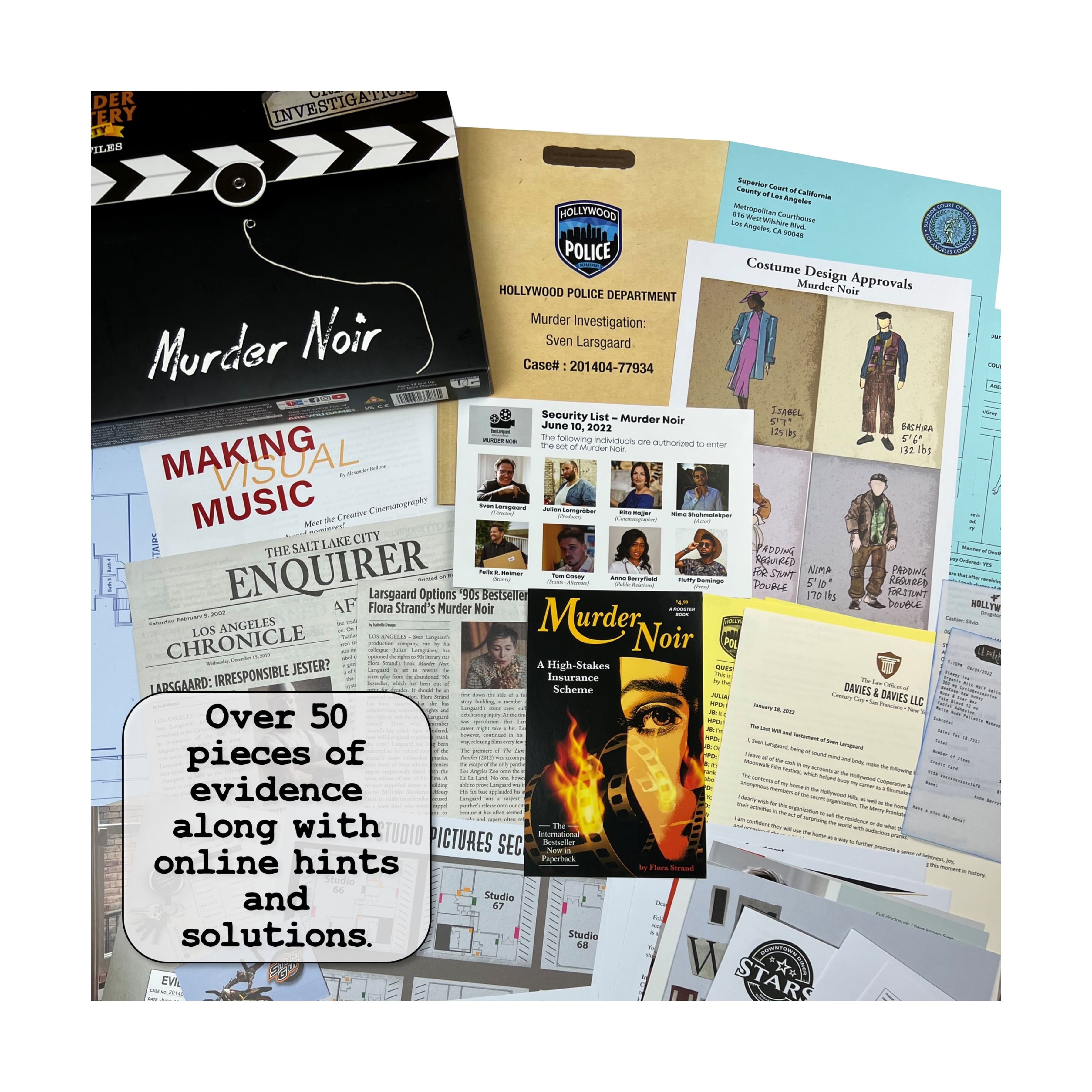 Murder Mystery Party Case Files: Murder Noir