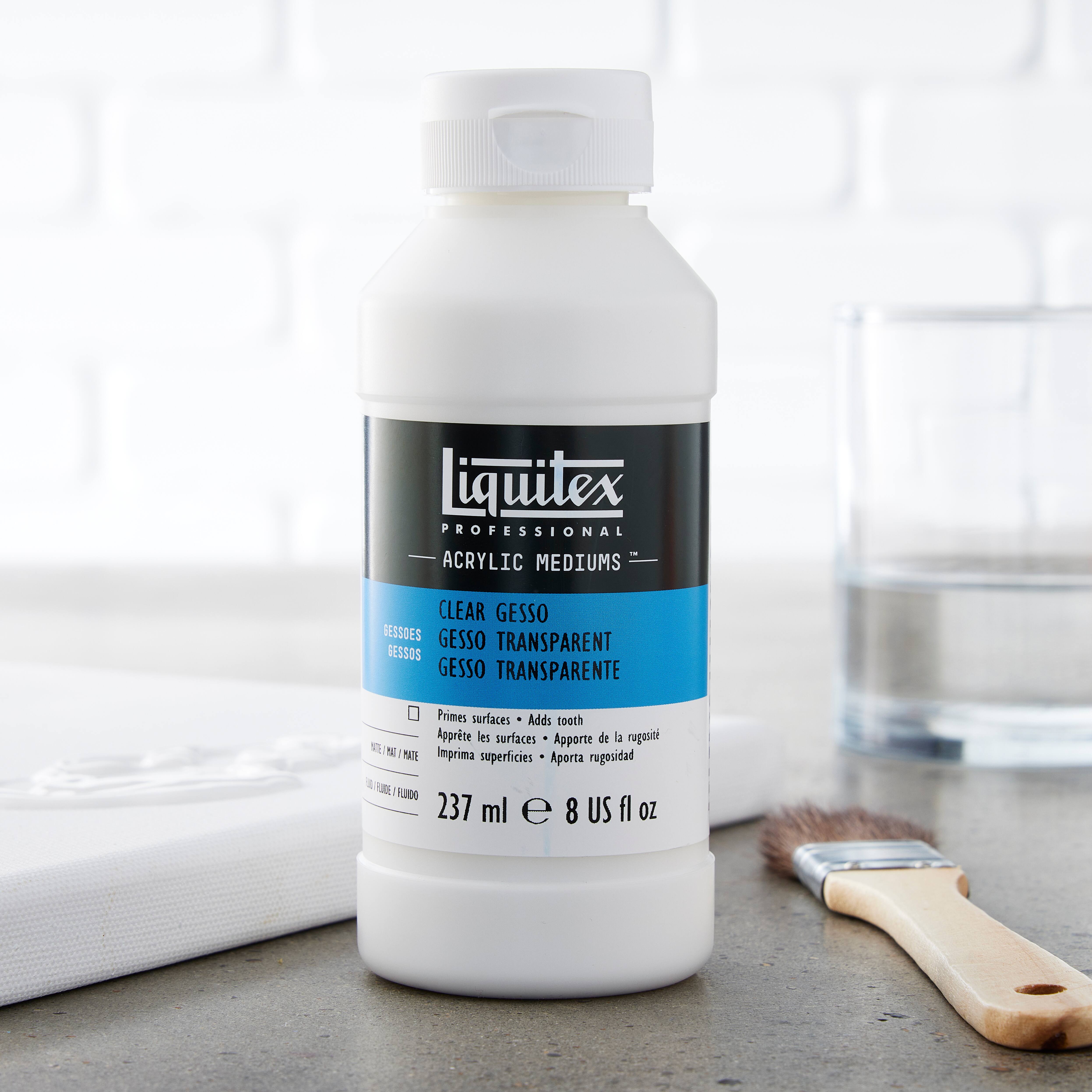 12 Pack: Liquitex&#xAE; Gesso, Clear, 8oz.