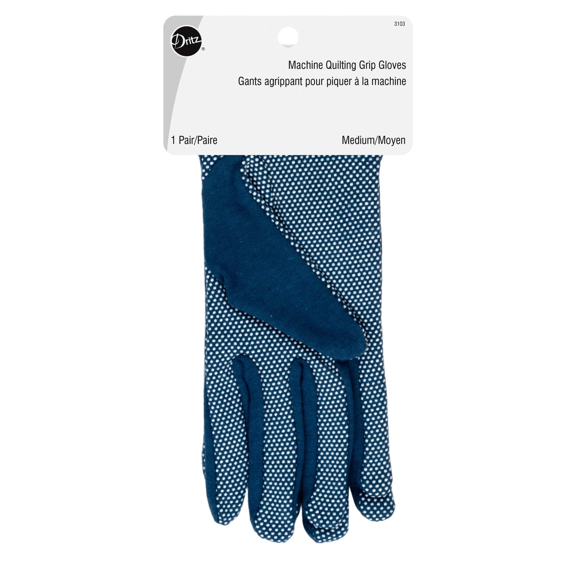 Dritz® Medium Machine Quilting Grip Gloves