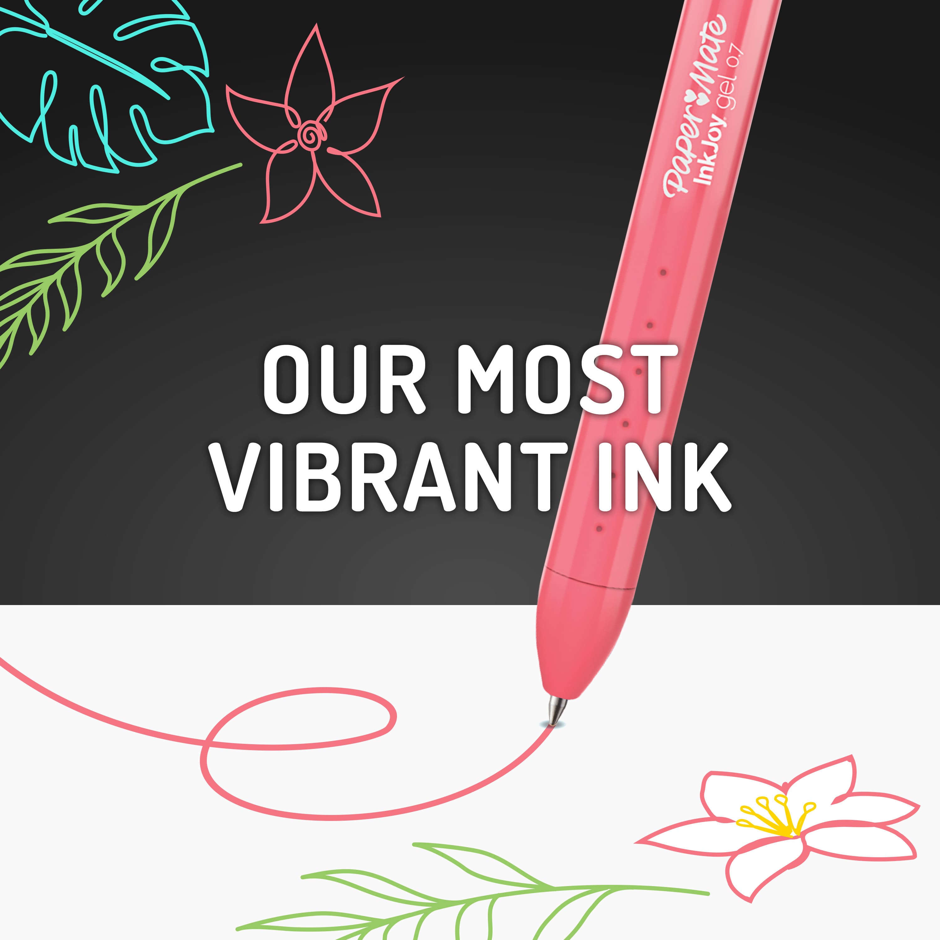 Paper Mate® InkJoy® Medium Point Bright 10 Color Retractable Gel Pen Set