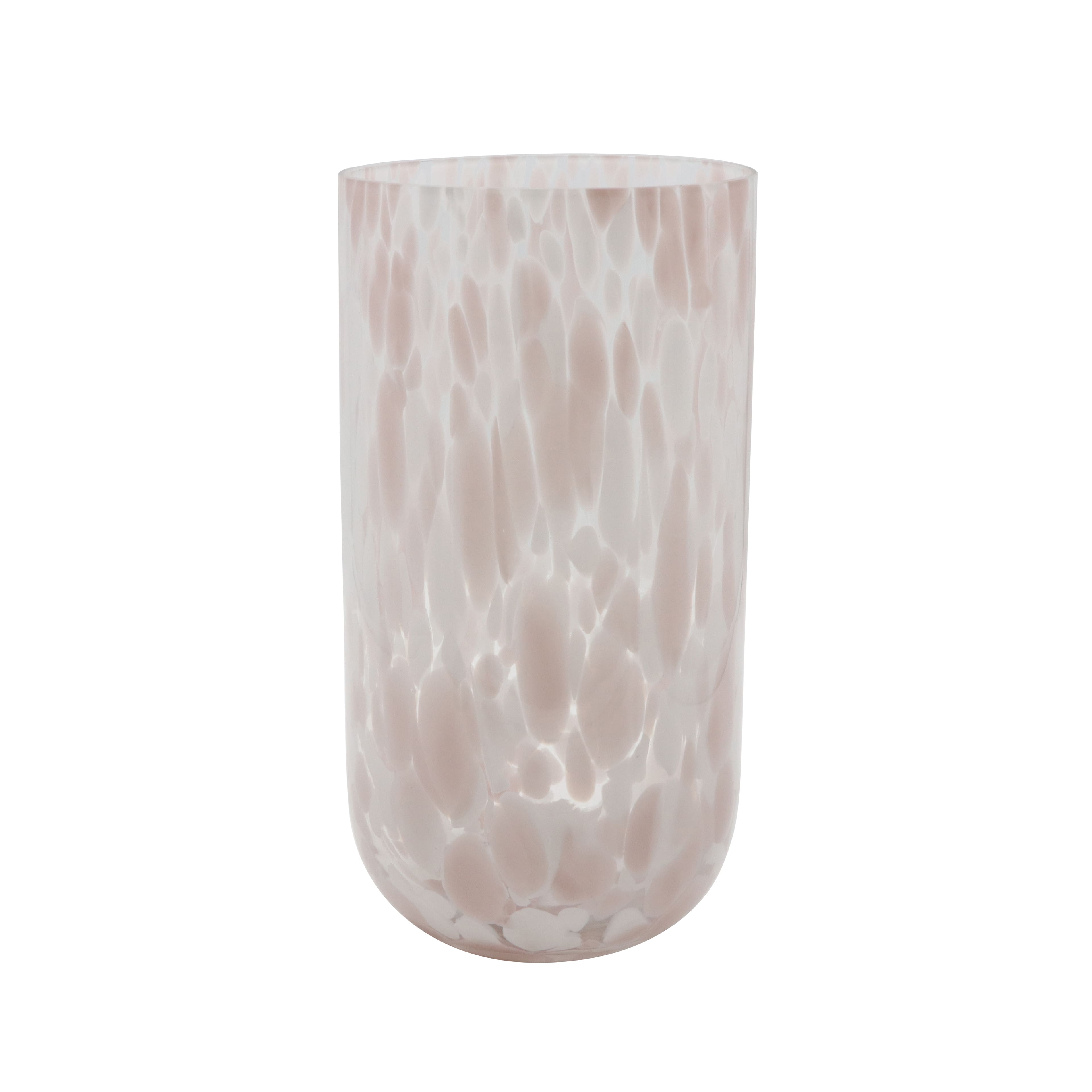 12&#x22; Speckled Hurricane Glass Candle Holder by Ashland&#xAE;