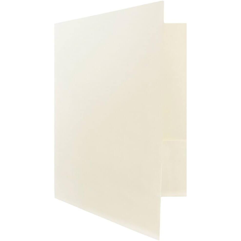 JAM Paper 9.5&#x22; x 11.5&#x22; 2-Pocket Linen Folders, 6ct.