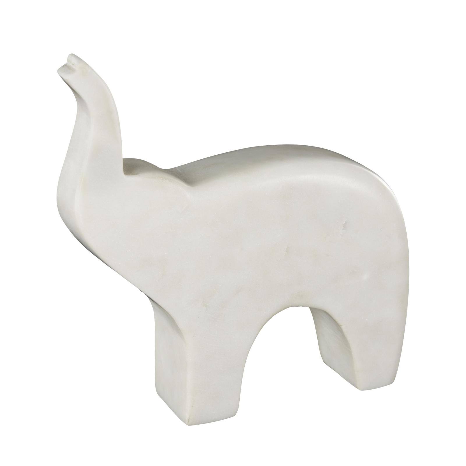 Cream Marble Safari Animals Abstract Sculptures, 3ct.