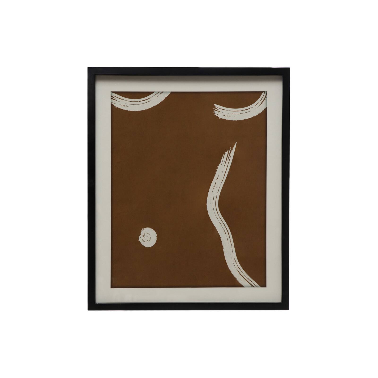 Hello Honey® Abstract Wood Framed Glass Wall Décor
