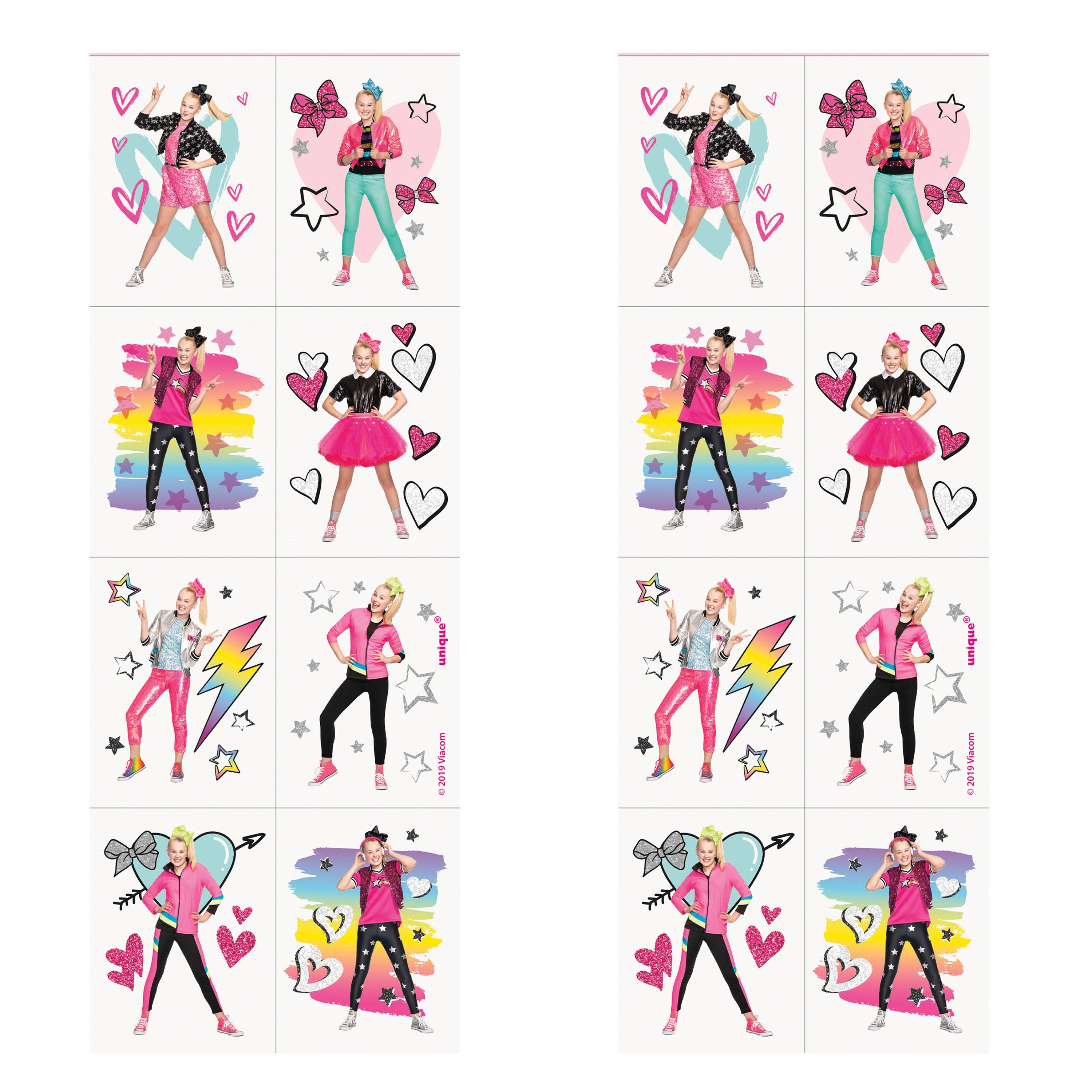 3D JoJo Siwa Stickers JoJo Siwa Birthday Party Favors