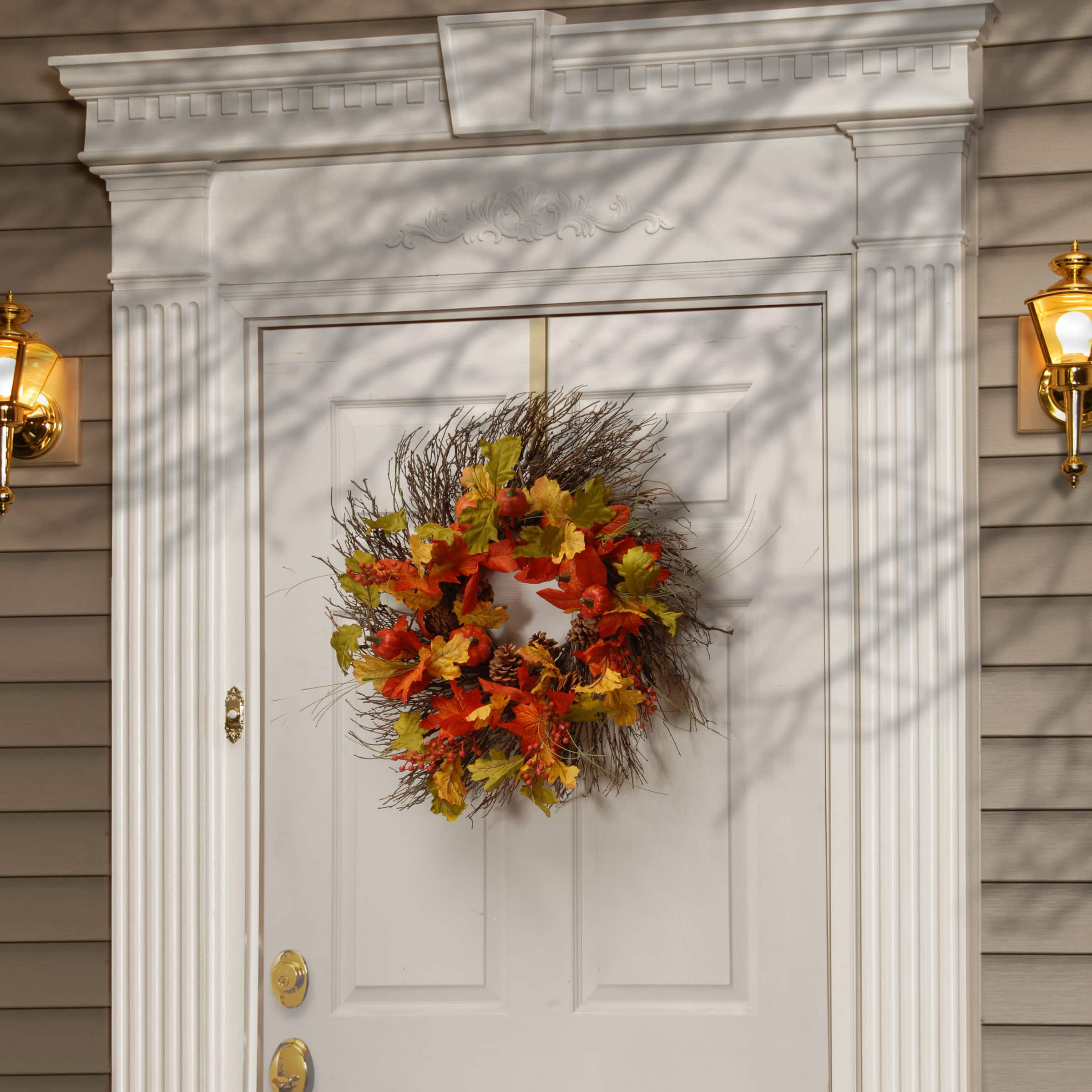 26&#x22; Maple Leaves Wreath