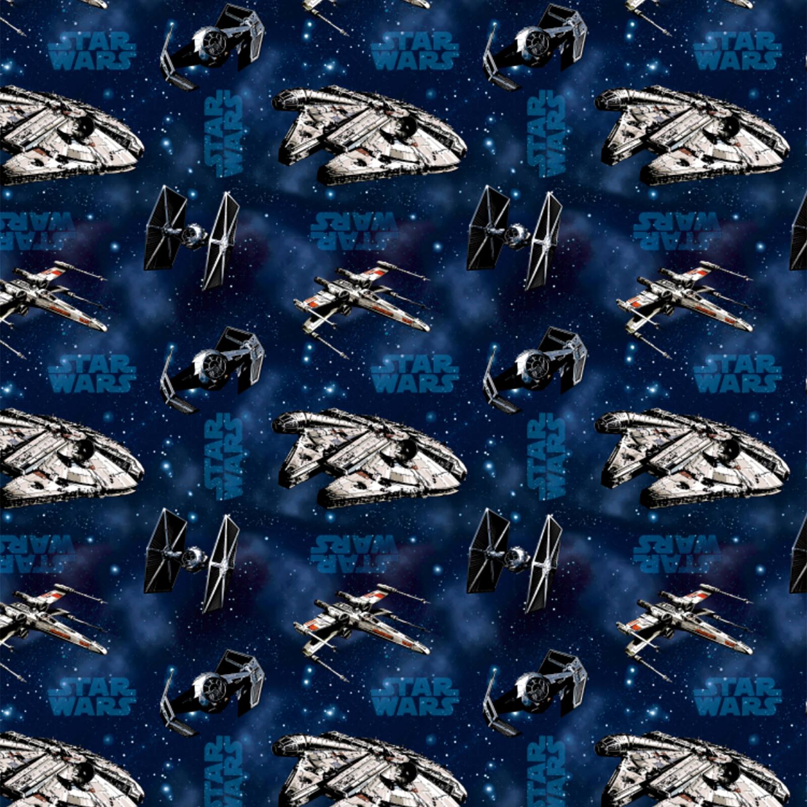 Buy The Camelot Fabrics Star Wars Ships Blue Cotton Fabric At Michaels Com