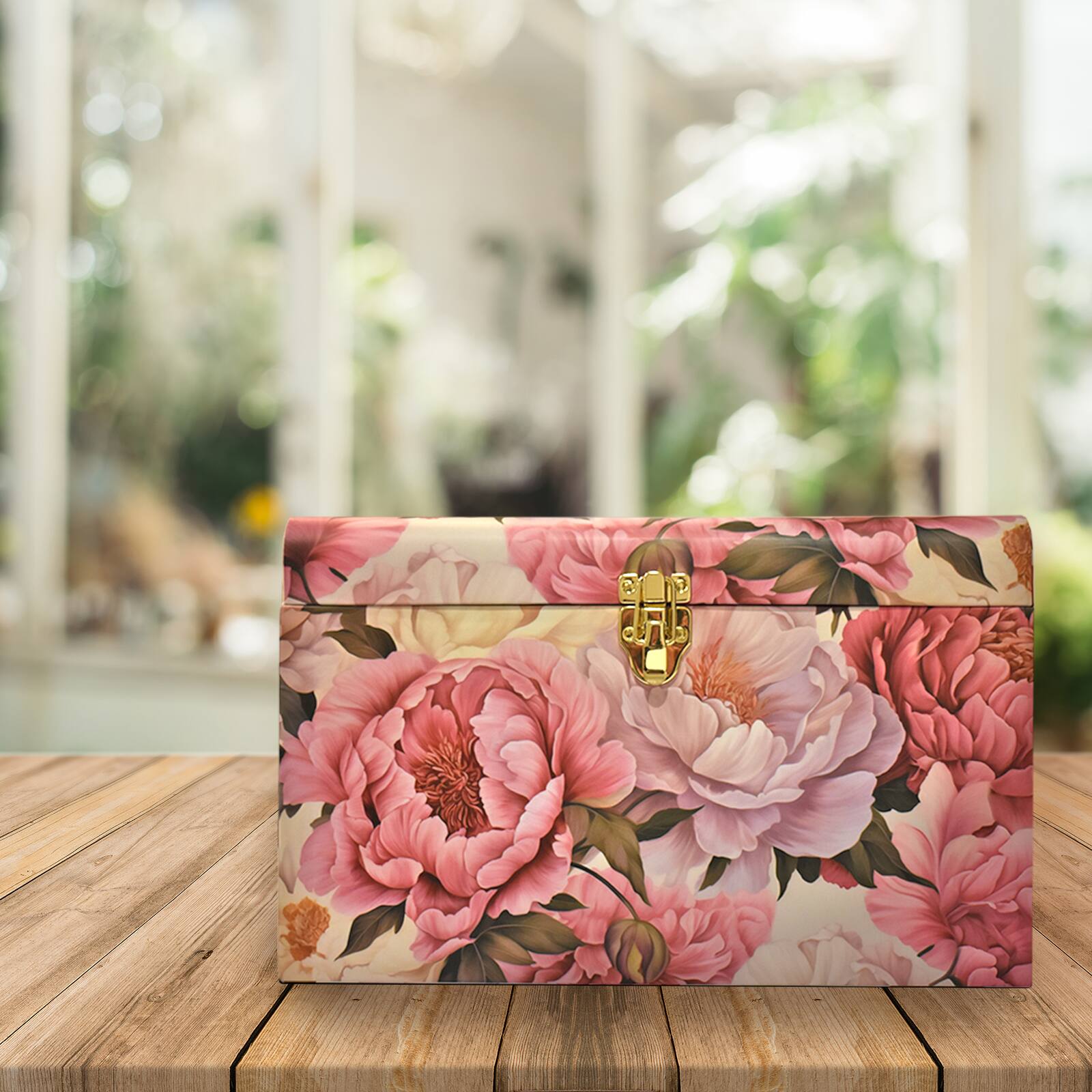 Coffre d&#xE9;coratif floral d&#x2019;Ashland