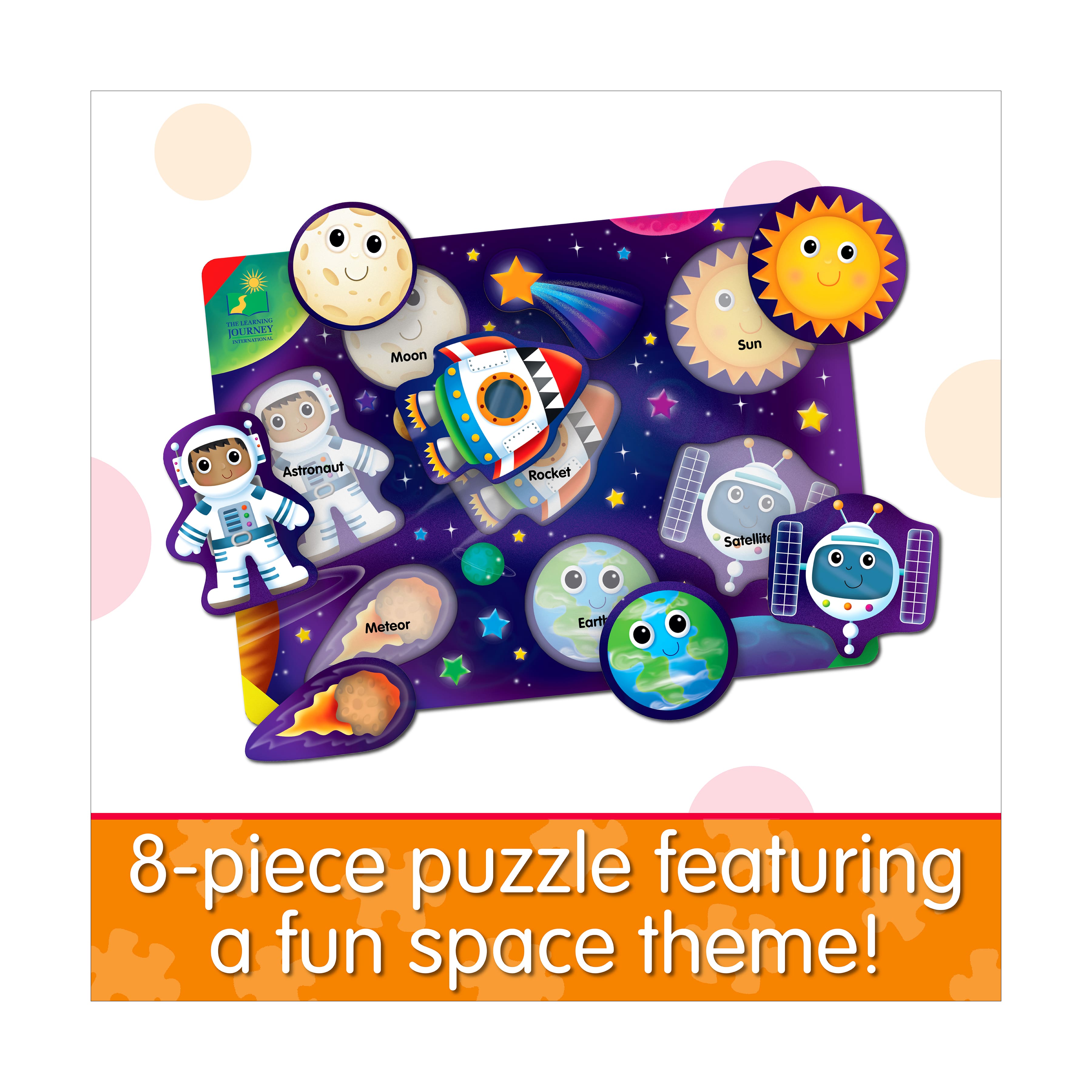 My First Lift & Learn Puzzle - Space: 8 Pcs