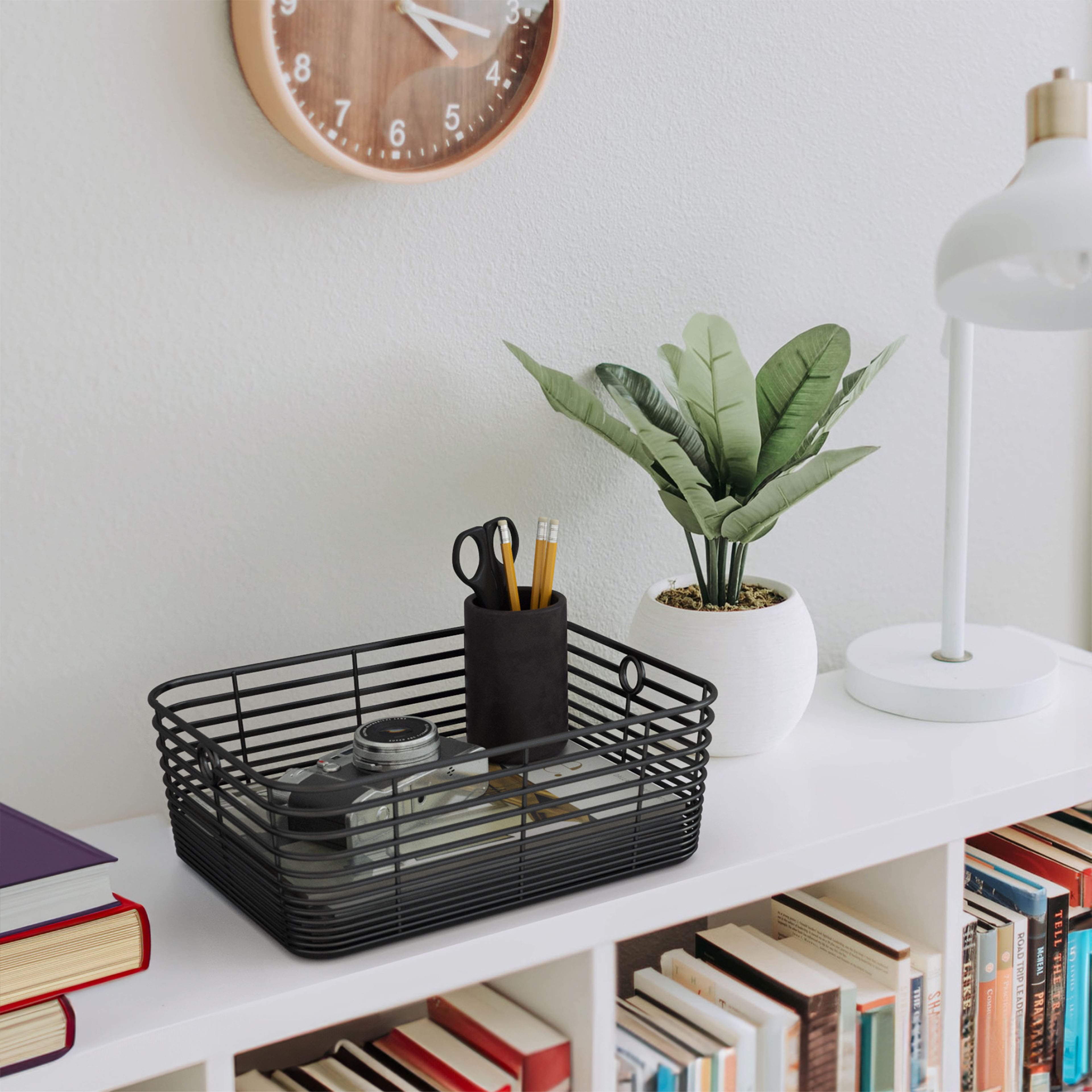 Curver&#xAE; Aria Medium Black Decorative Basket
