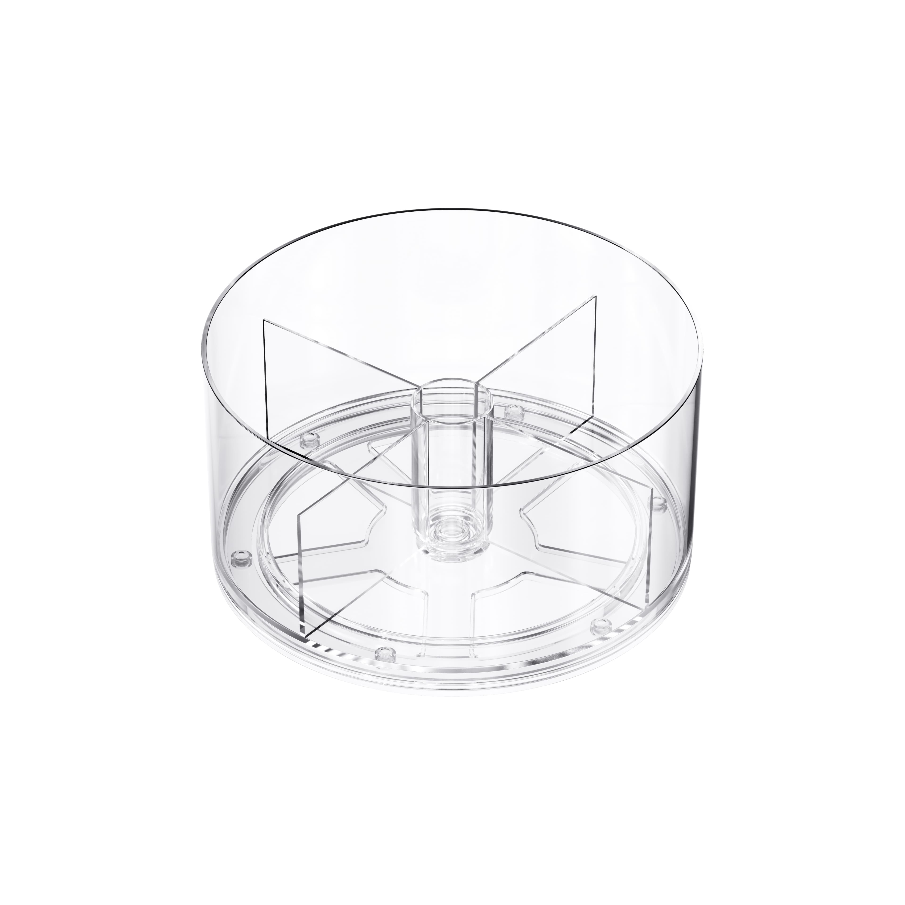Mini Clear Plastic Turntable by Simply Tidy&#xAE;