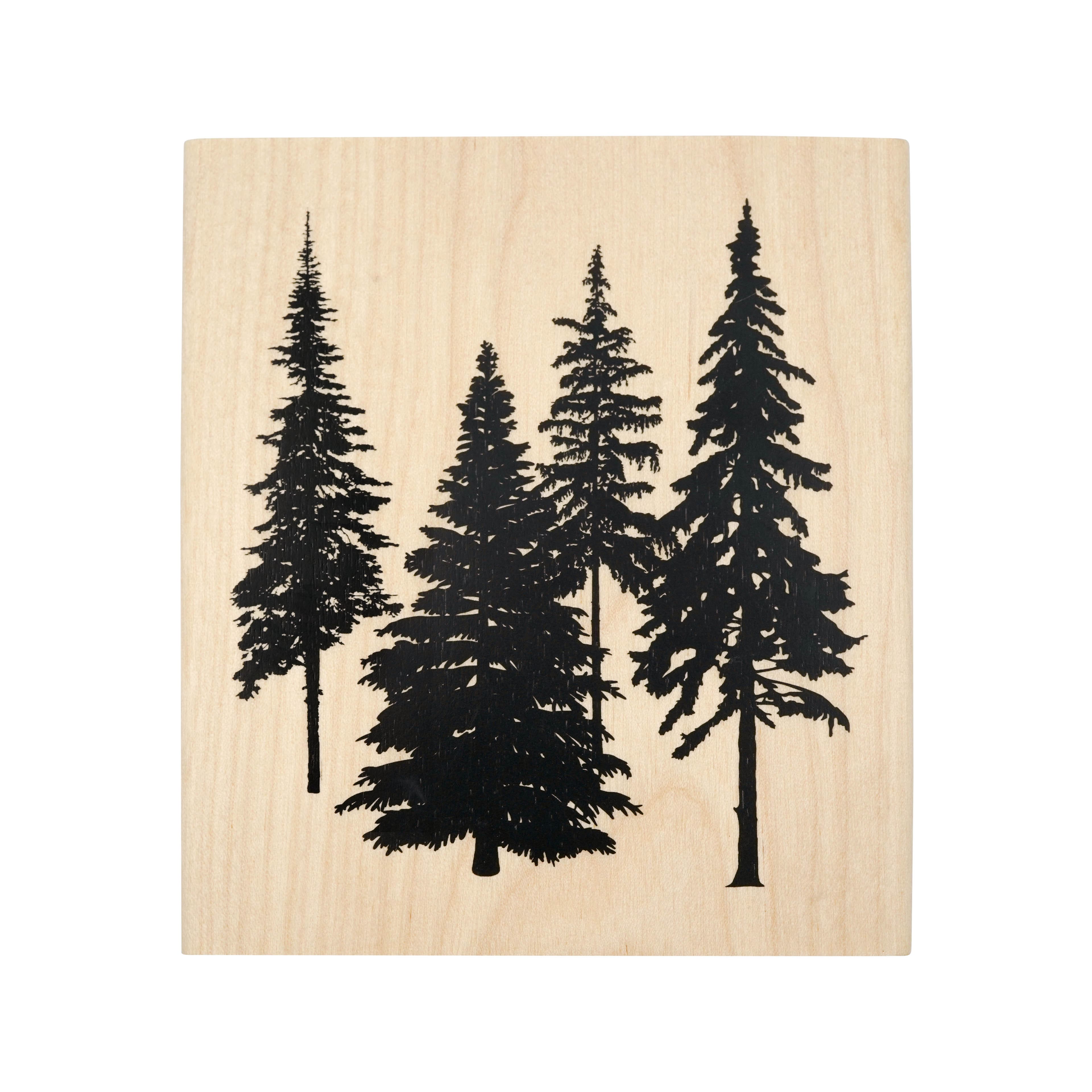 Christmas Forest Wood Stamp by Recollections&#x2122;