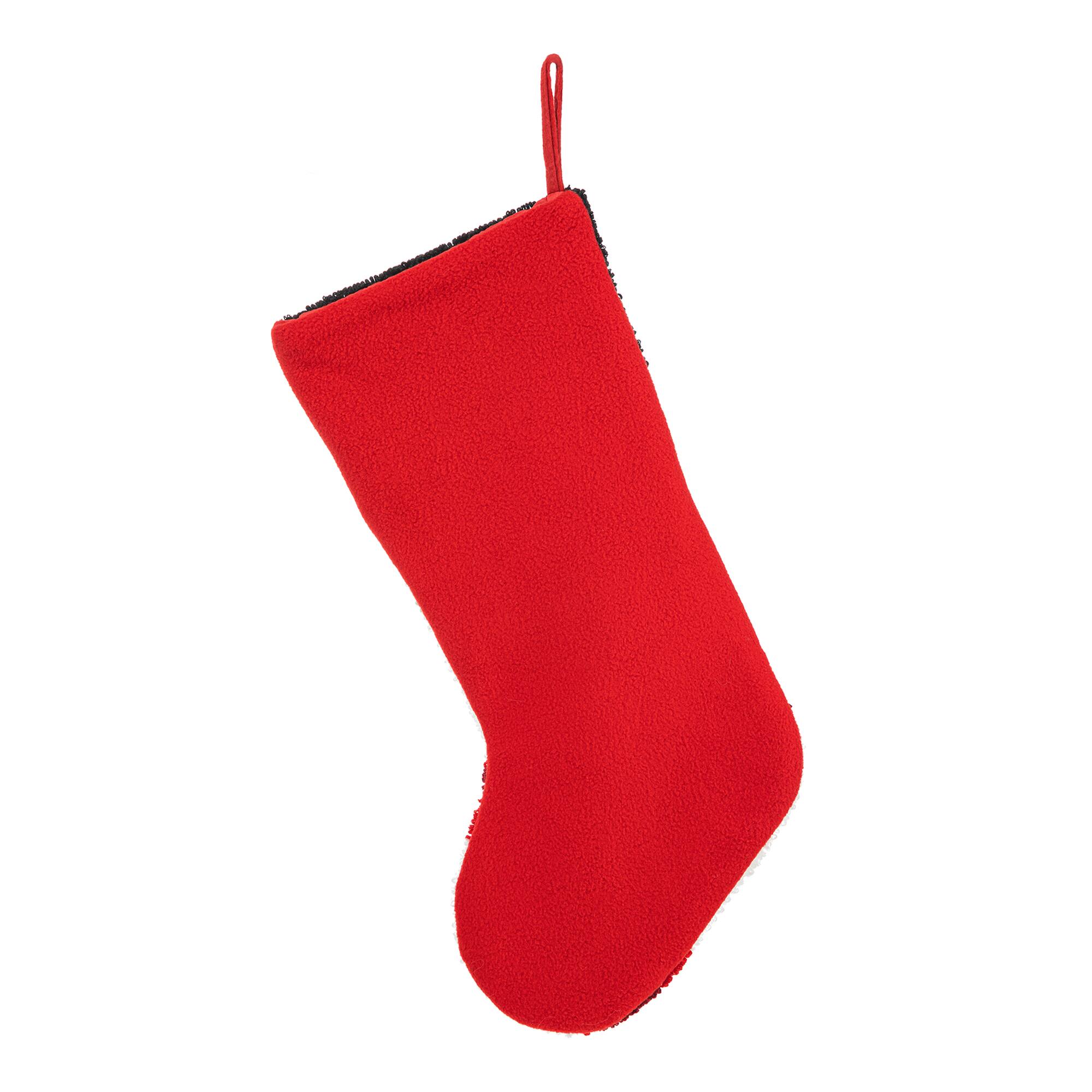 Glitzhome® 20.5" Polar Bear Hooked Stocking