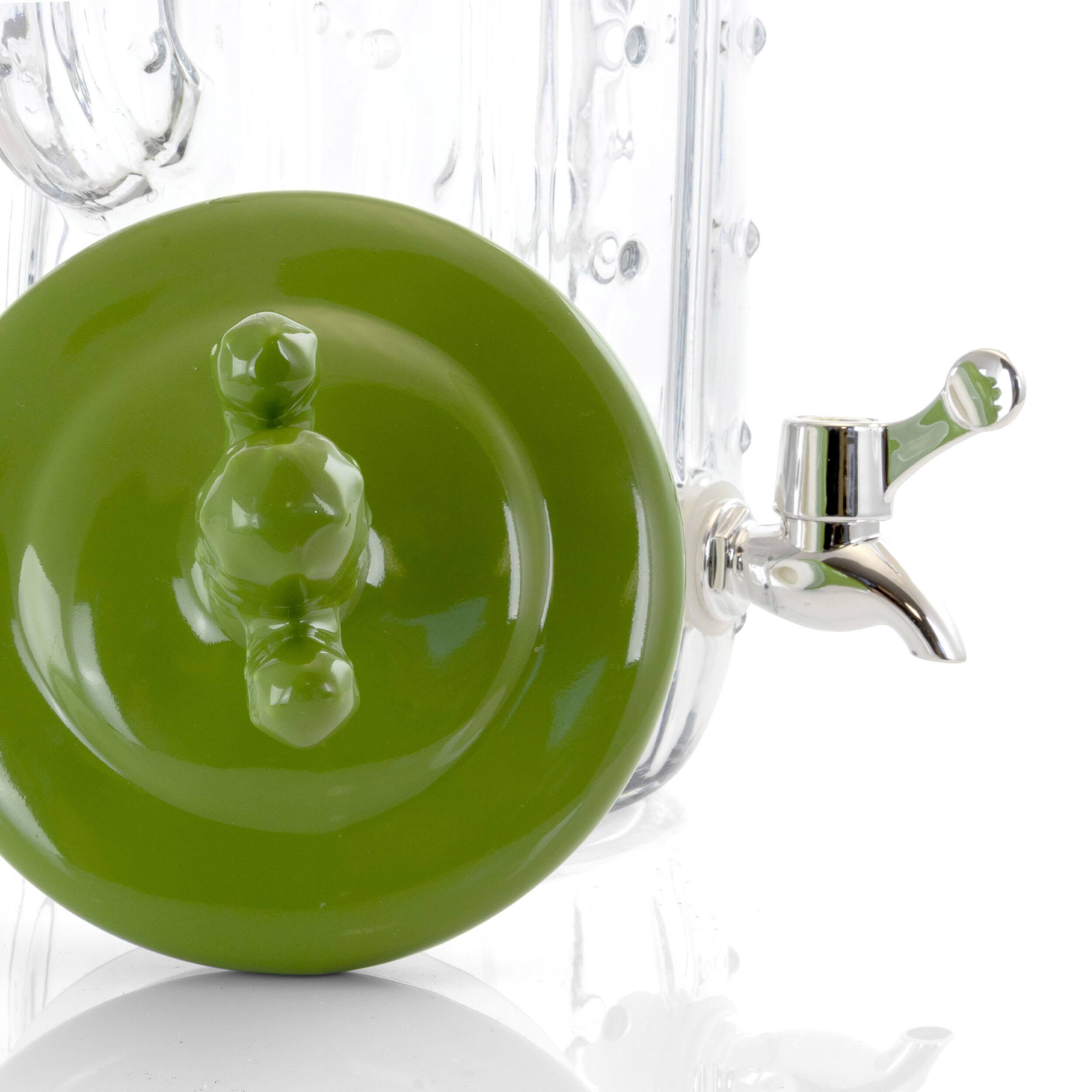 Gibson Home® 1.3gal. Cactus Cooler Glass Drink Dispenser