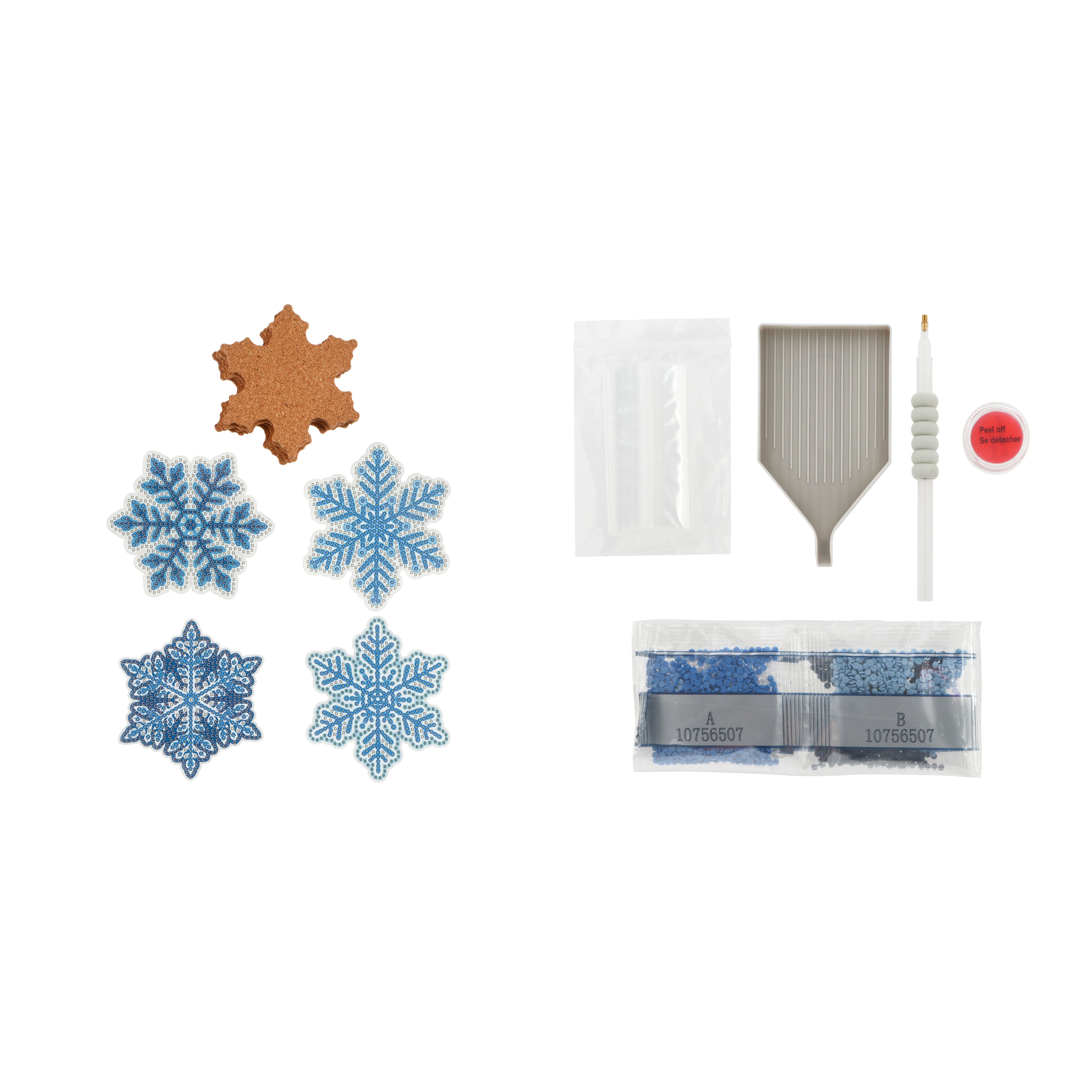 Snowflake Diamond Art Coaster Kit by Make Market&#xAE;