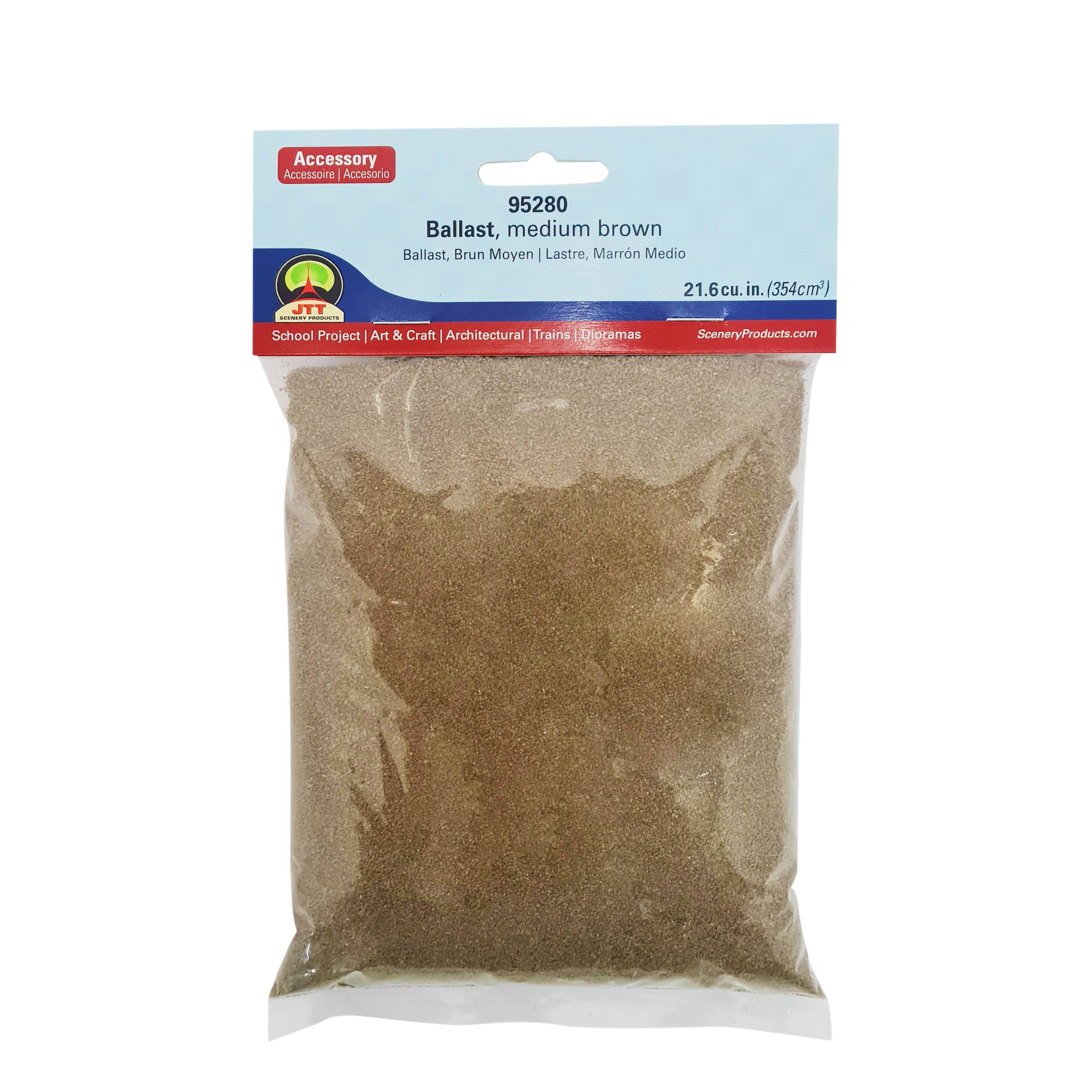 JTT Scenery Products Medium Brown Ballast