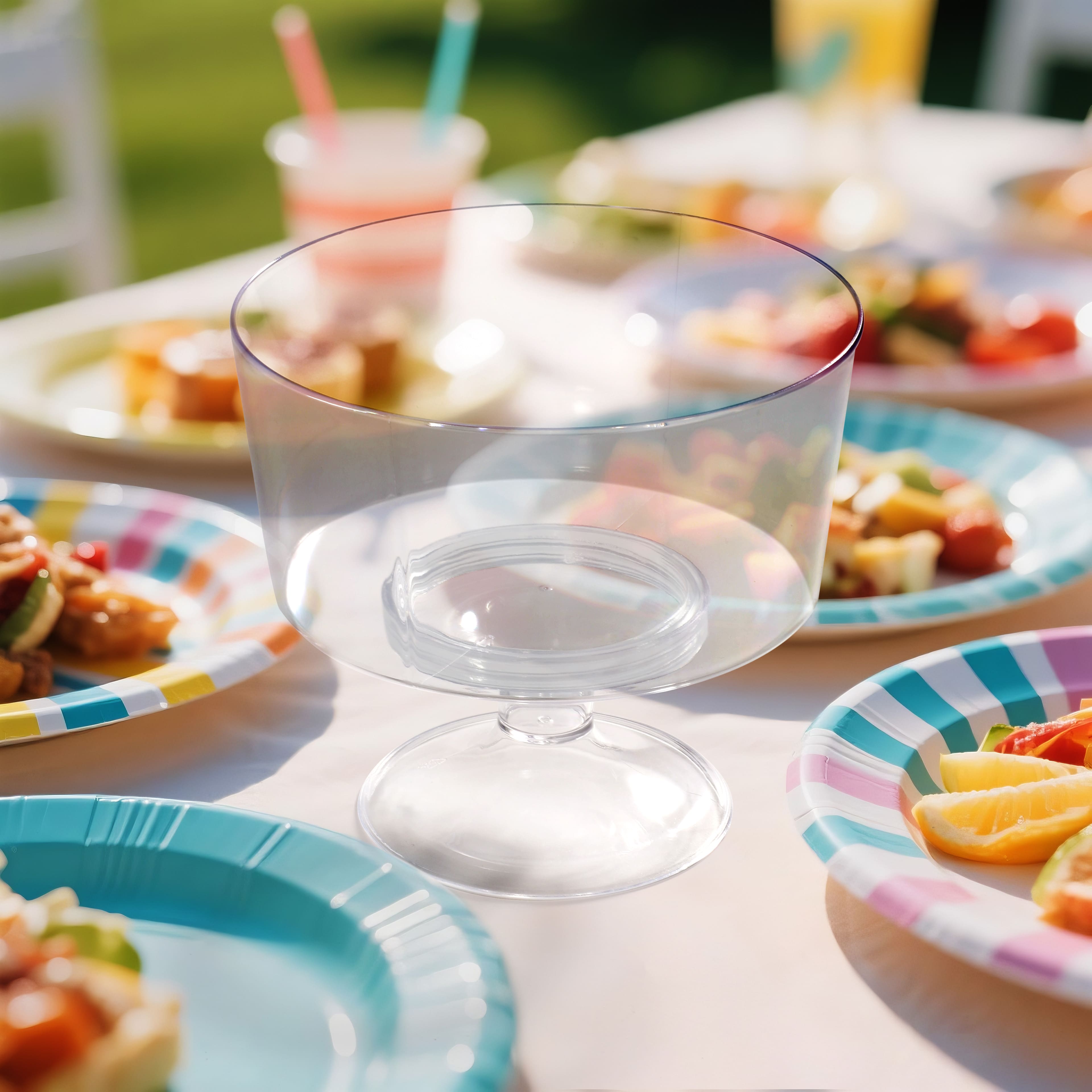 60oz. Clear Plastic Trifle Bowl by Celebrate It™
