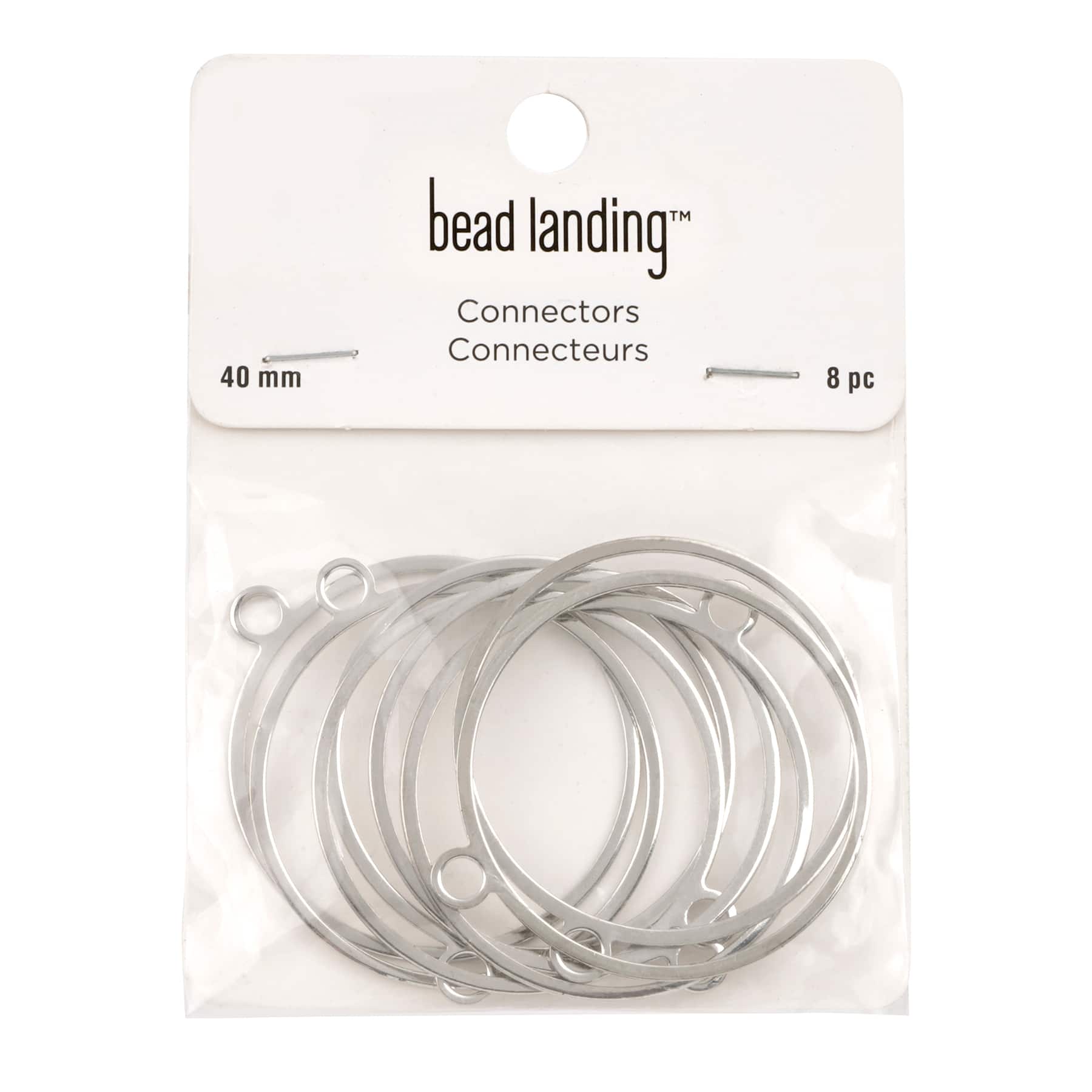 12 Packs: 8 ct. (96 total) Round Connectors by Bead Landing&#x2122;