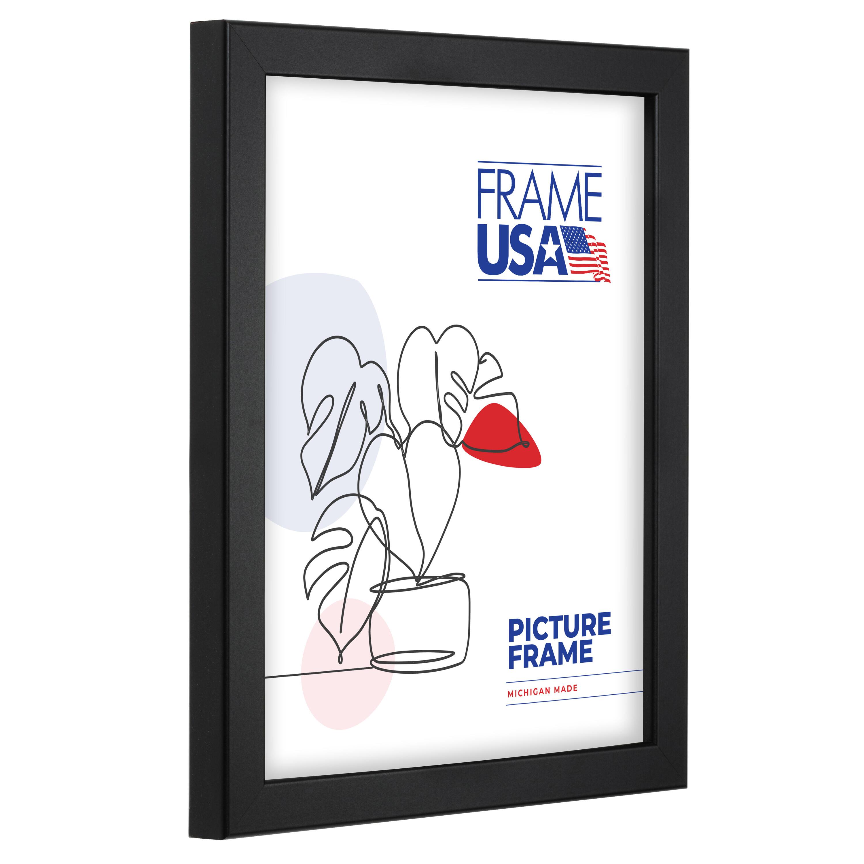 Frame USA Corporate Thin Black Single Image Picture Frame
