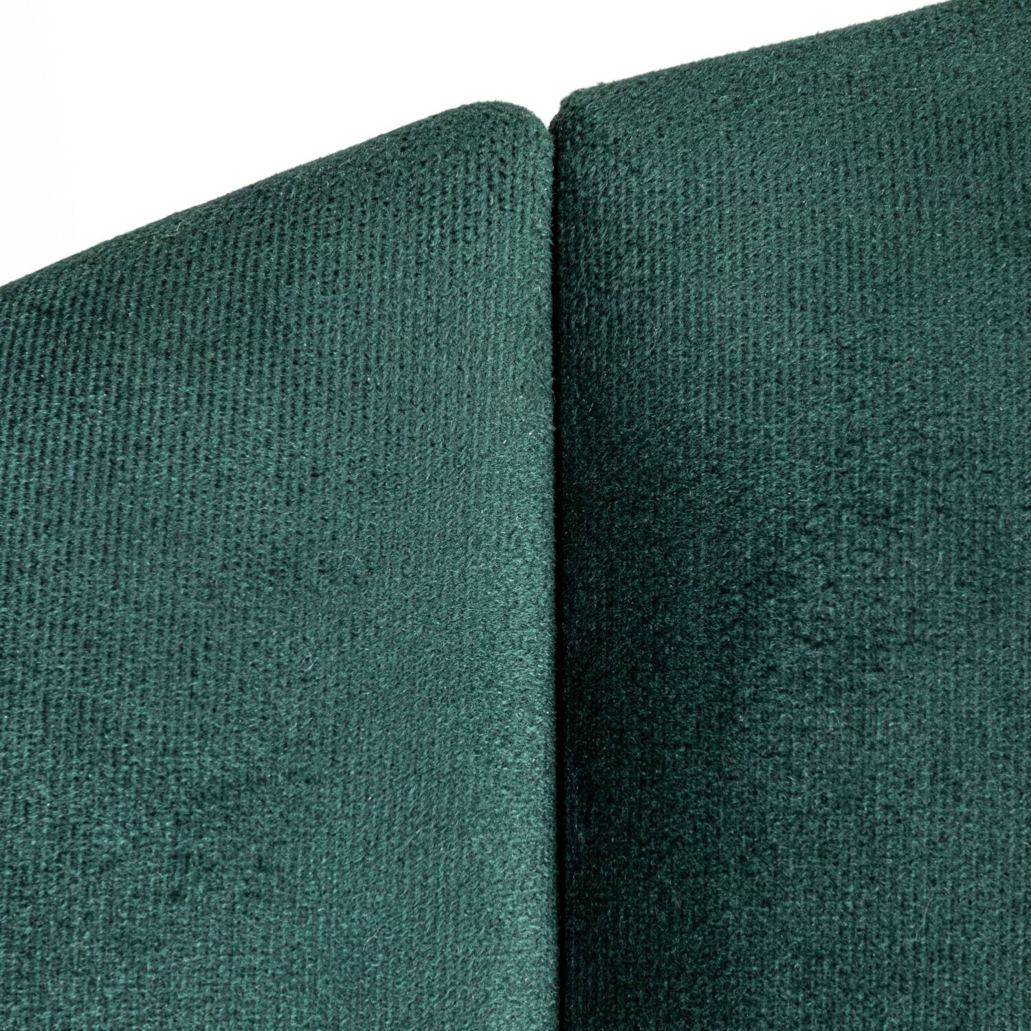 Hello Honey® NoSom 7ft. King Sized Emerald Green Upholstered Velvet Panel Arched Headboard