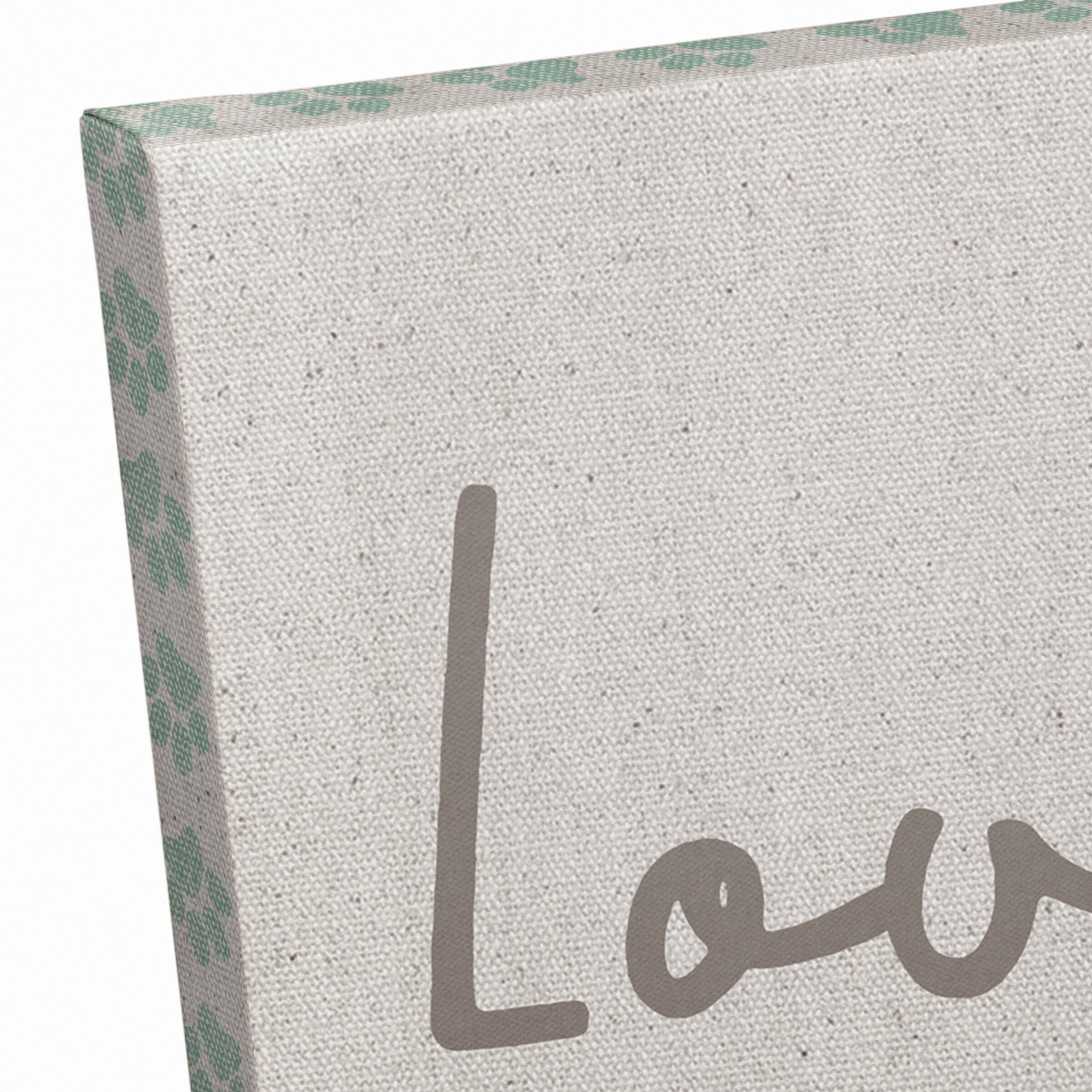 Love is a Four Letter Word Canvas Wall Art