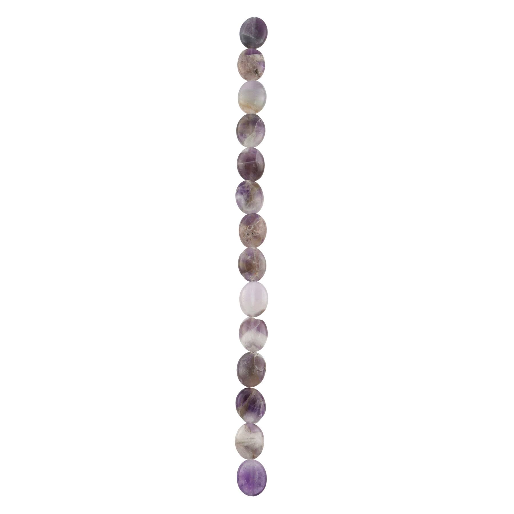 12 Pack: Amethyst Oval Beads, 14mm by Bead Landing&#x2122;