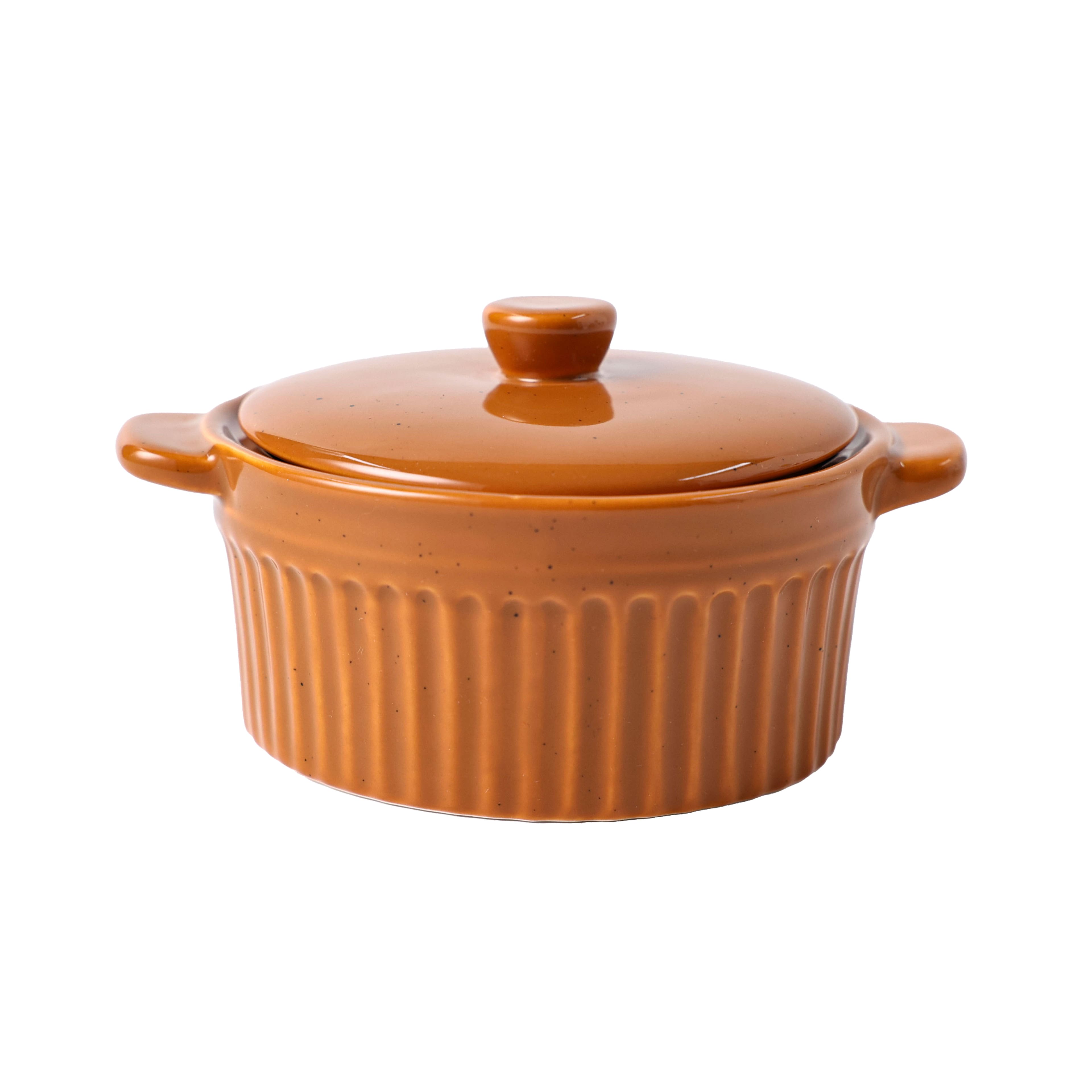 5&#x22; Rust Ceramic Ramekin by Ashland&#xAE;