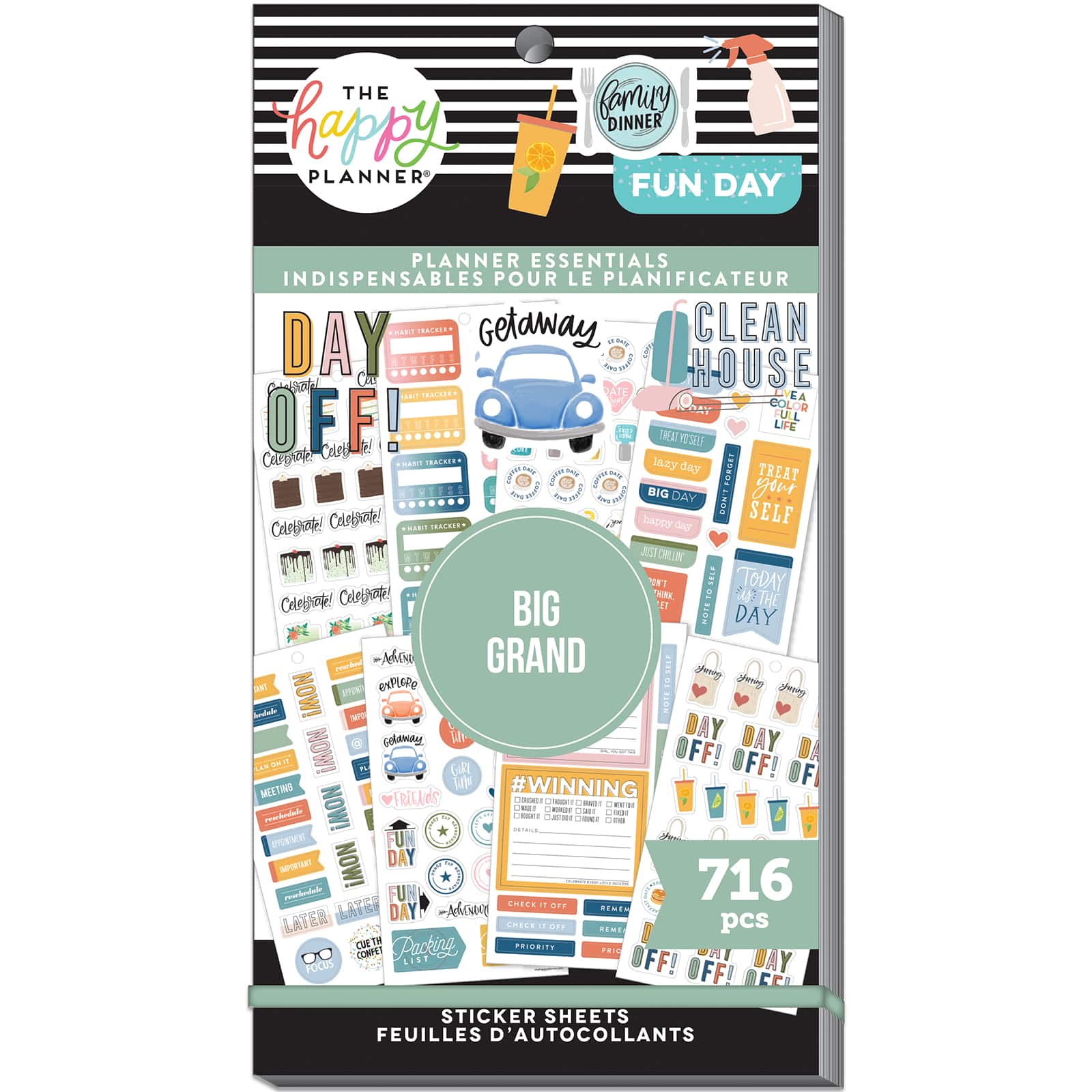 Favorite brands with functional sticker books for planning and