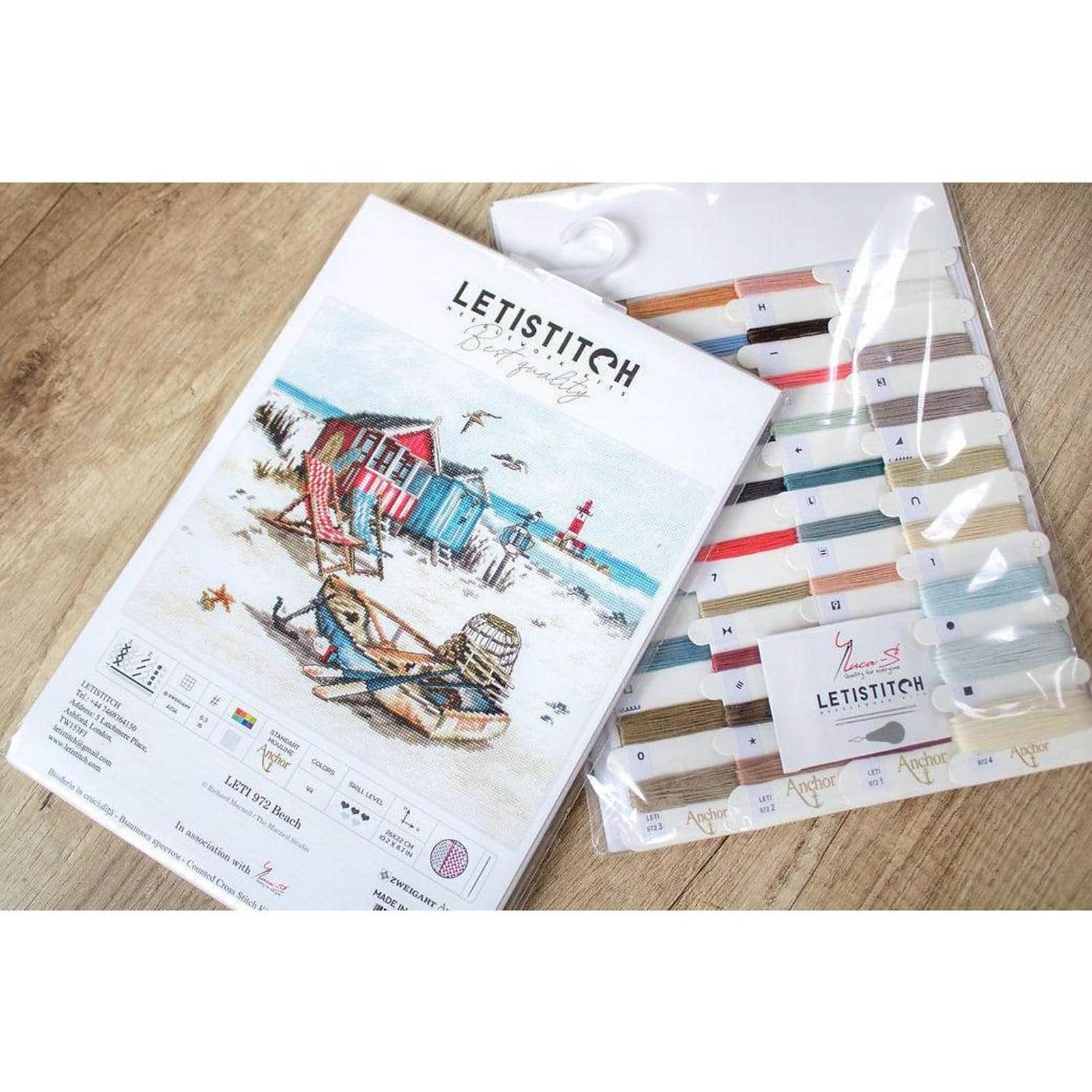 Letistitch Beach Counted Cross Stitch Kit