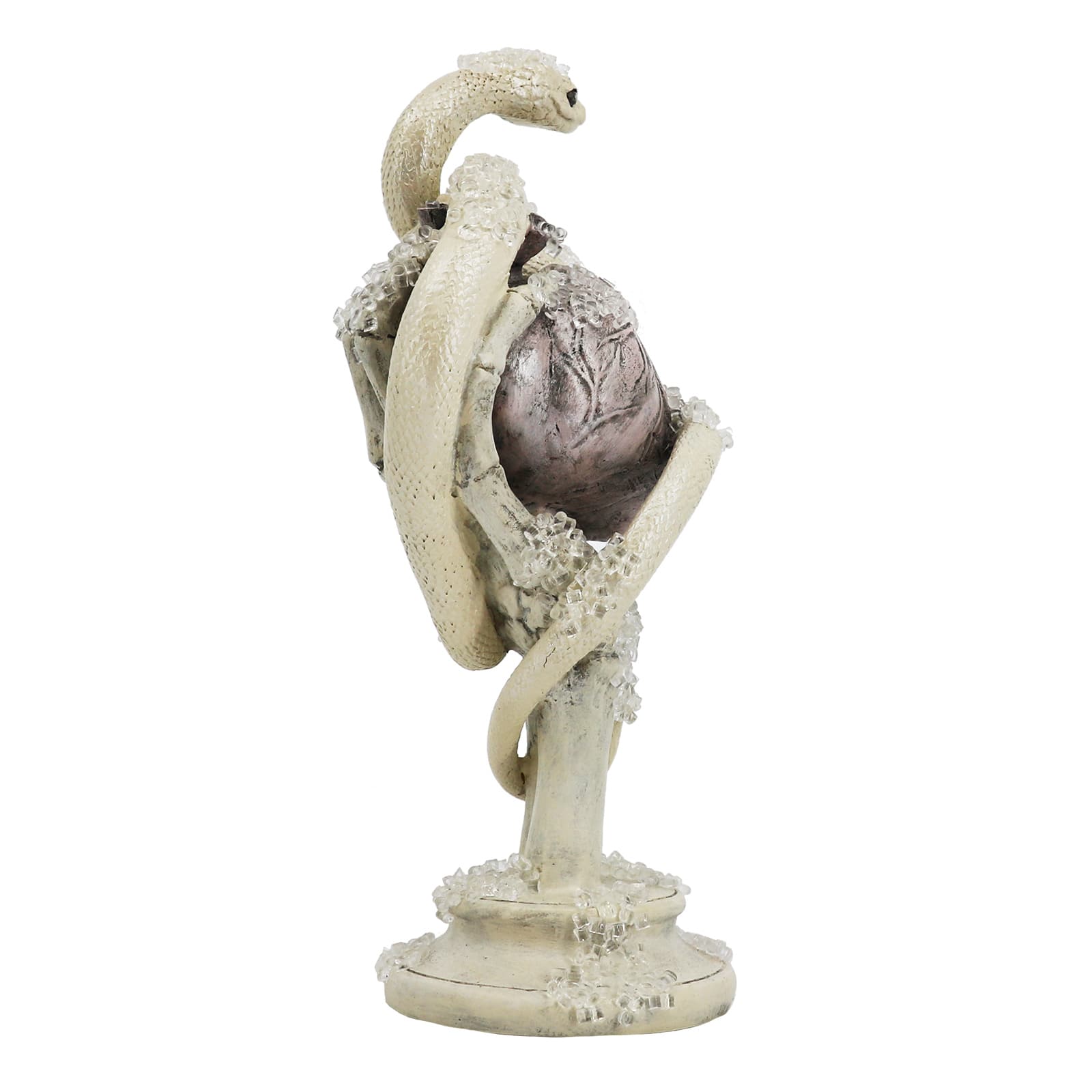 9&#x22; White Snake &#x26; Heart Decoration by Ashland&#xAE;