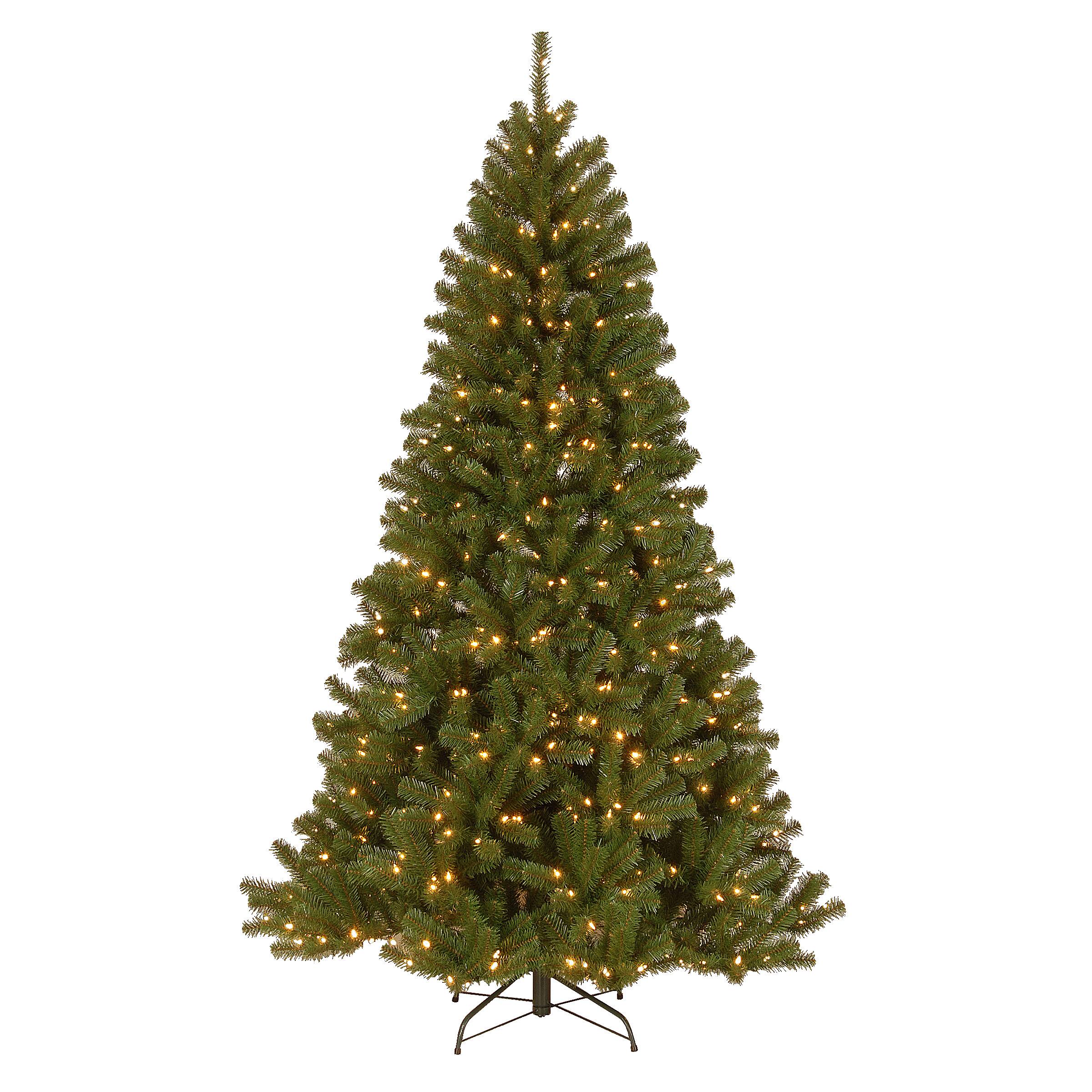 7.5ft. Pre-Lit PowerConnect™ North Valley Spruce Artificial Christmas Tree, Light Parade® LED Lights