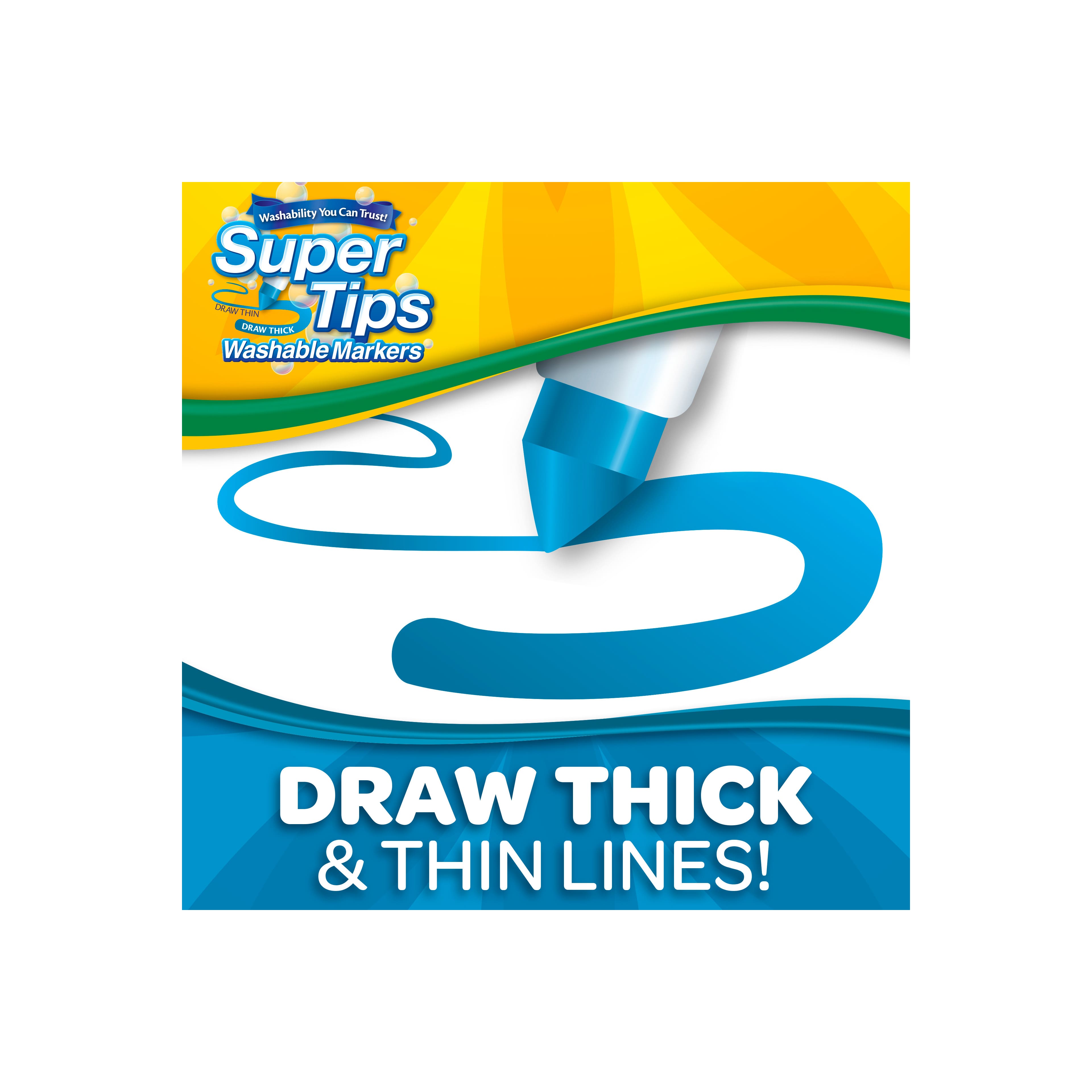 Crayola&#xAE; Super Tips 100 Color Washable Markers