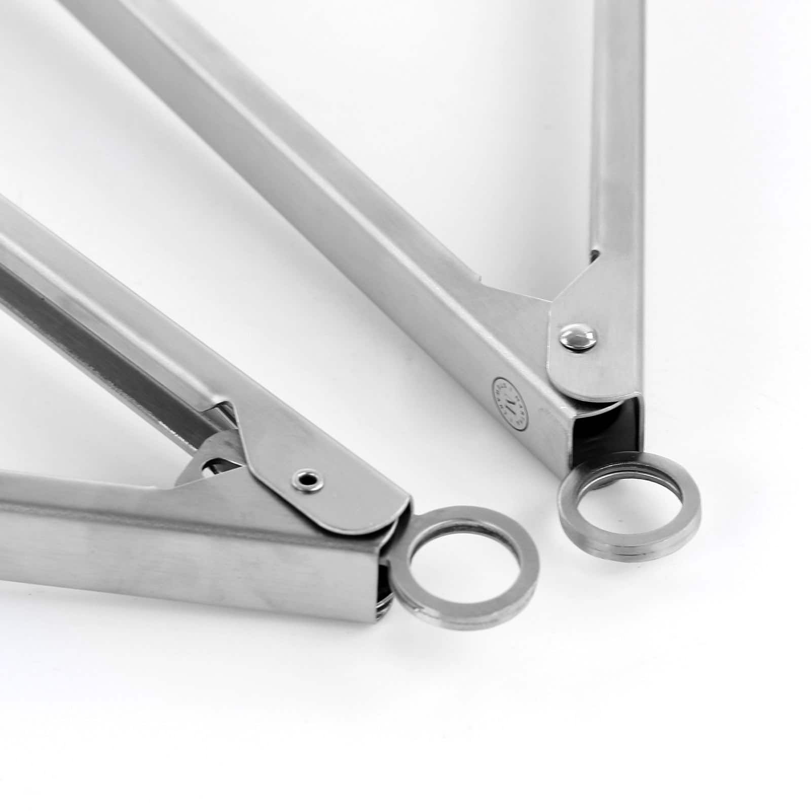 Martha Stewart 2 Piece Stainless Steel Tongs