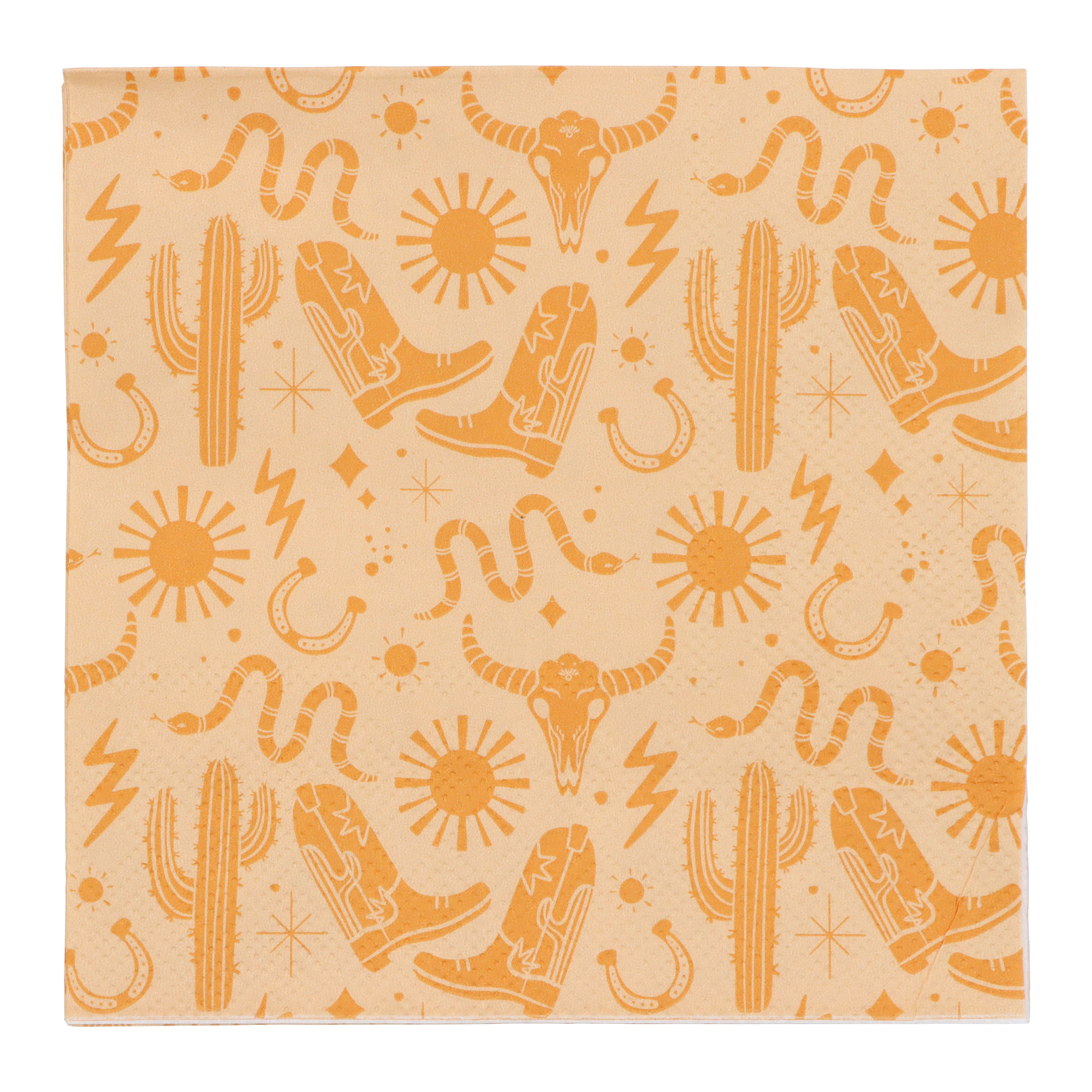 Orange Southwestern Cocktail Napkins, 20ct. by Ashland&#xAE;