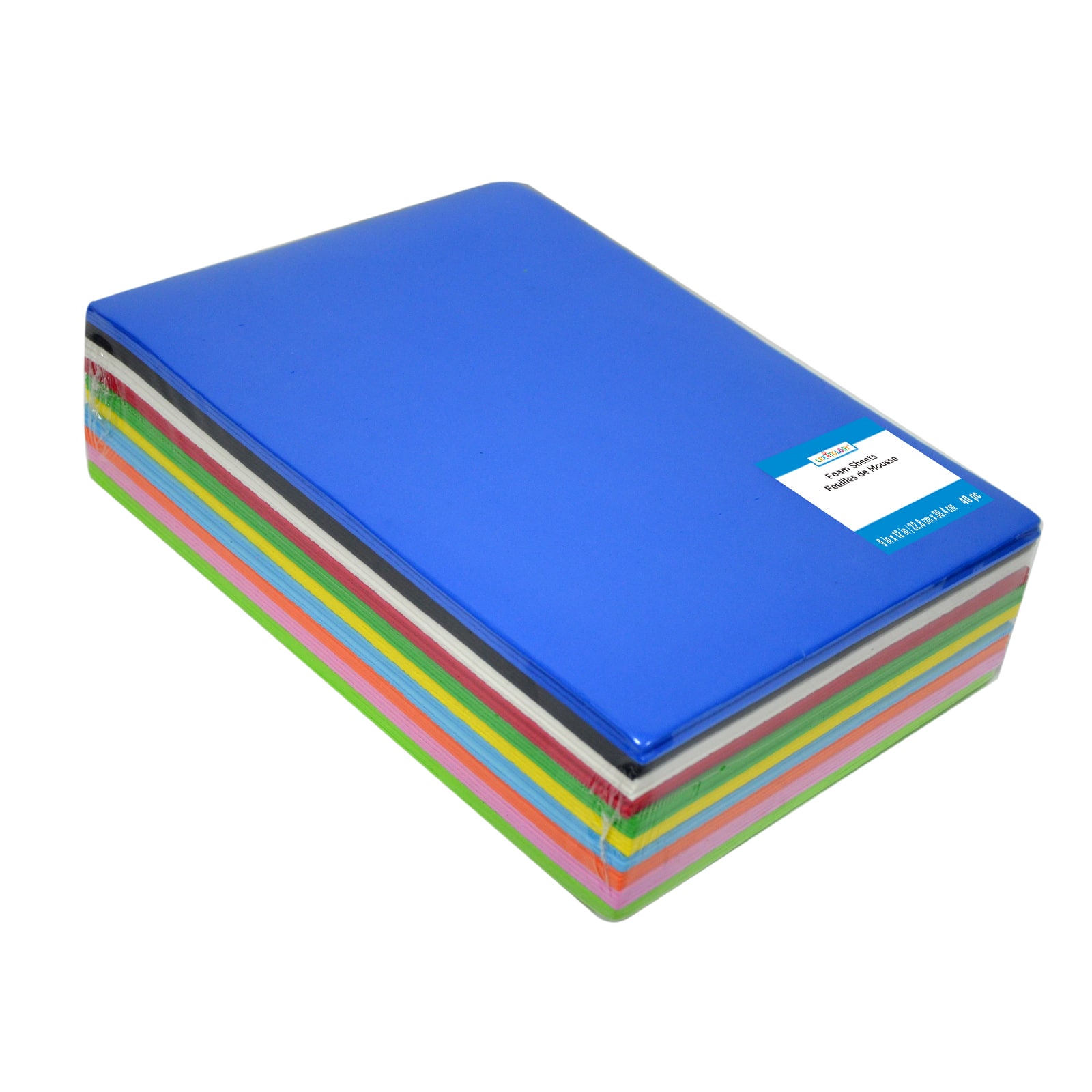 12 Packs: 40 ct. (480 total) 9&#x22; x 12&#x22; Primary Foam Sheets Value Pack by Creatology&#x2122;