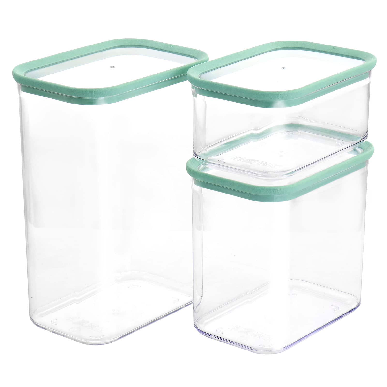 Martha Stewart Container Set, Stackable, Plastic