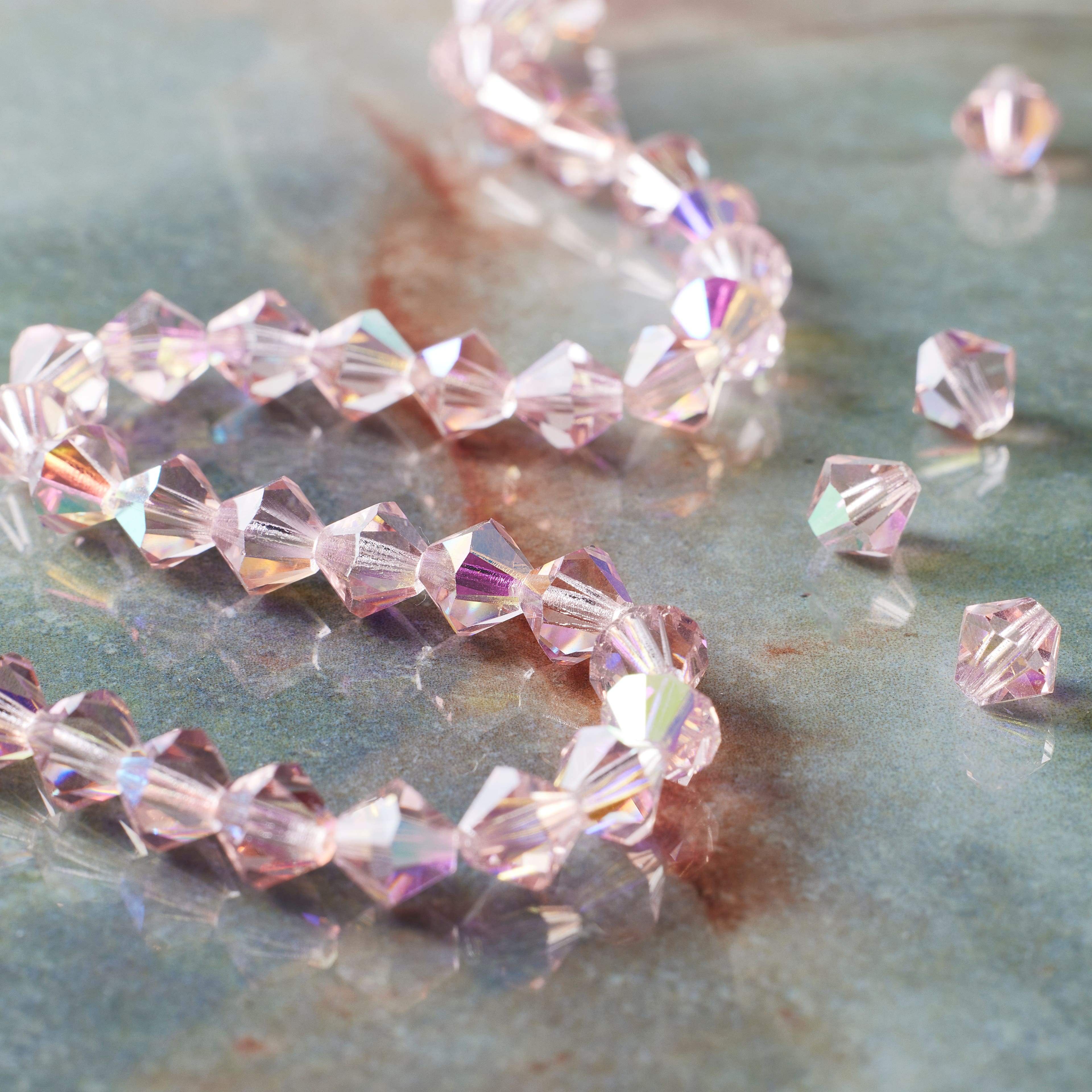 12 Pack: Preciosa Glass Crystal Bicone Beads, 6mm by Bead Landing™