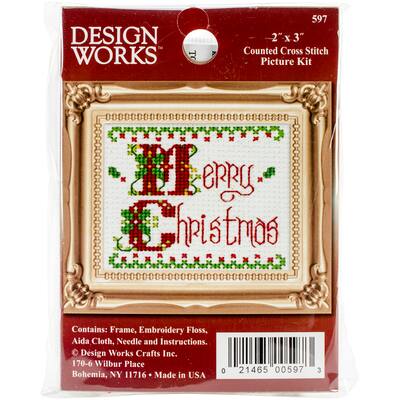 Merry Christmas  Cross Stitch Kit