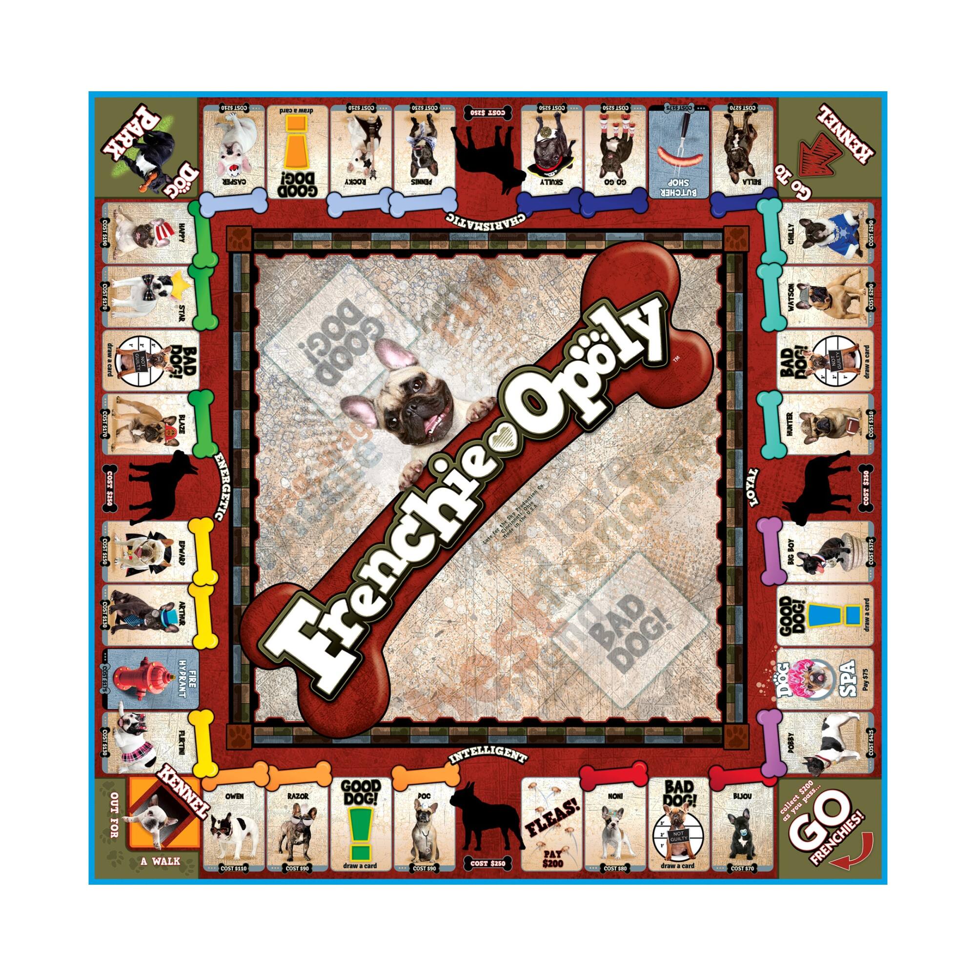 Late For The Sky Frenchie-Opoly&#x2122; Board Game