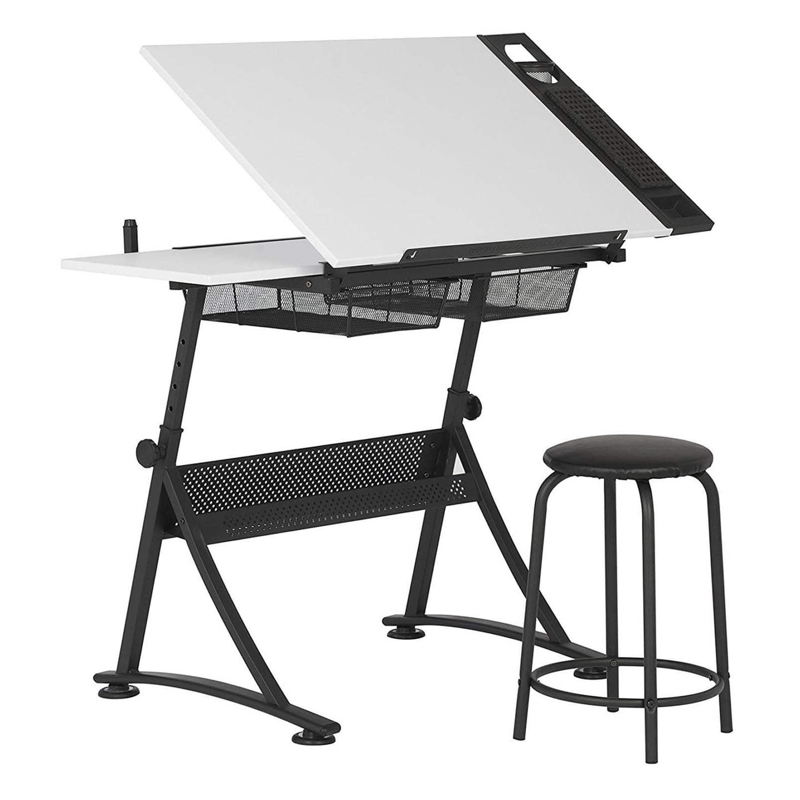 Studio Designs Fusion Craft Desk With Tray Stool