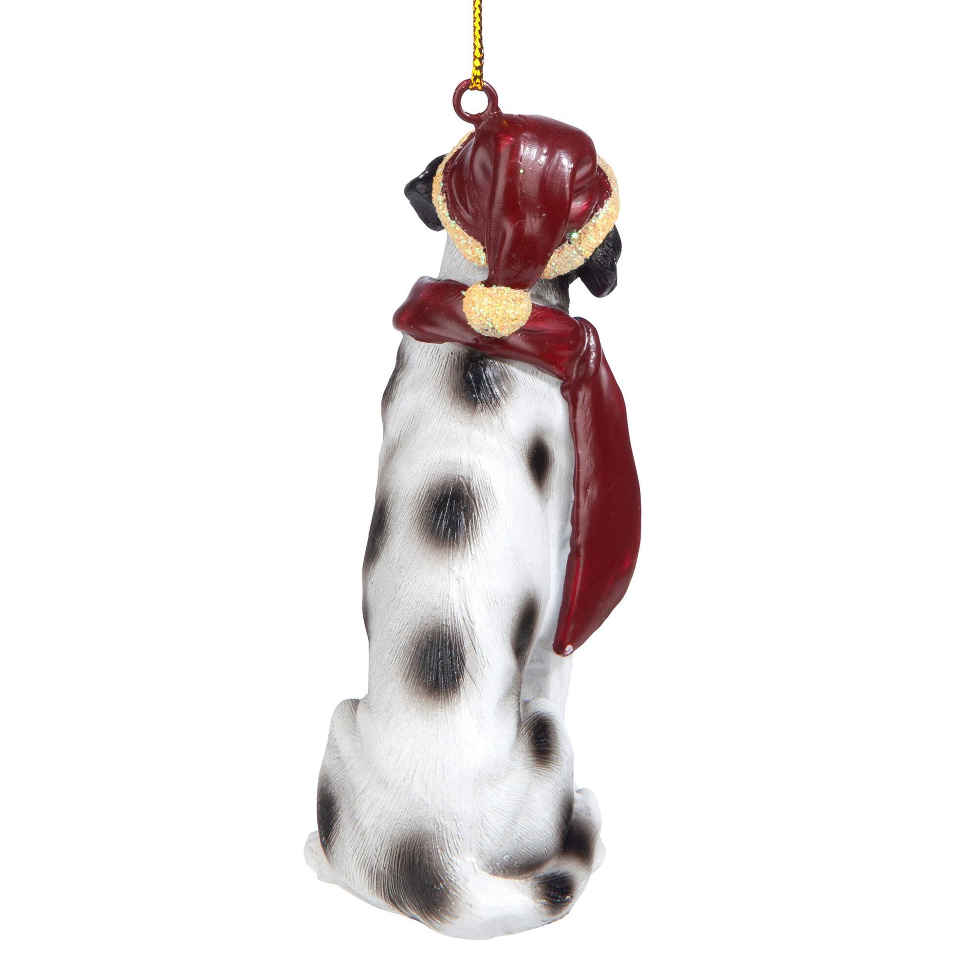 3.5&#x22; Dalmatian Holiday Dog Ornament