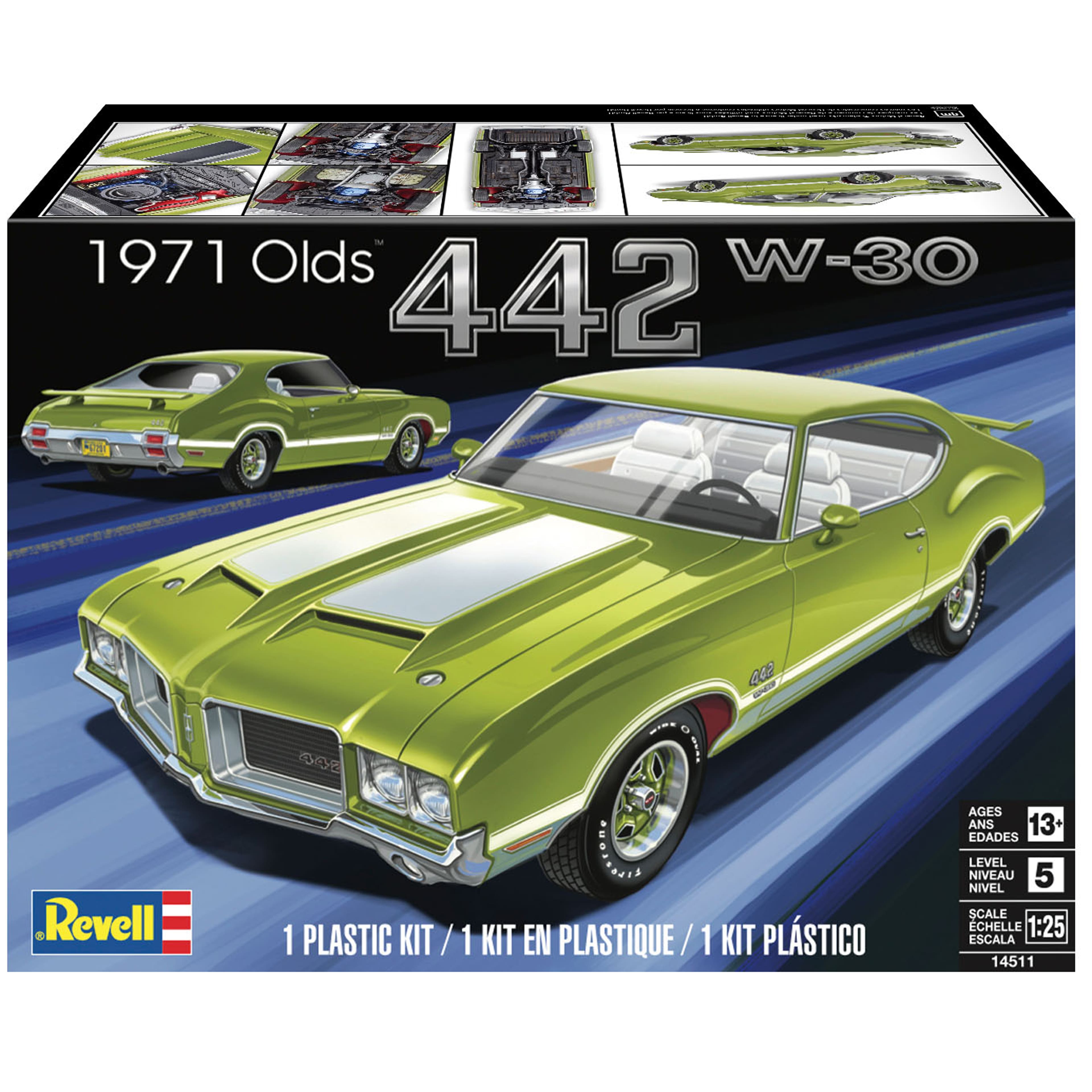 1971 Olds 442 W-30 Model Car Kit