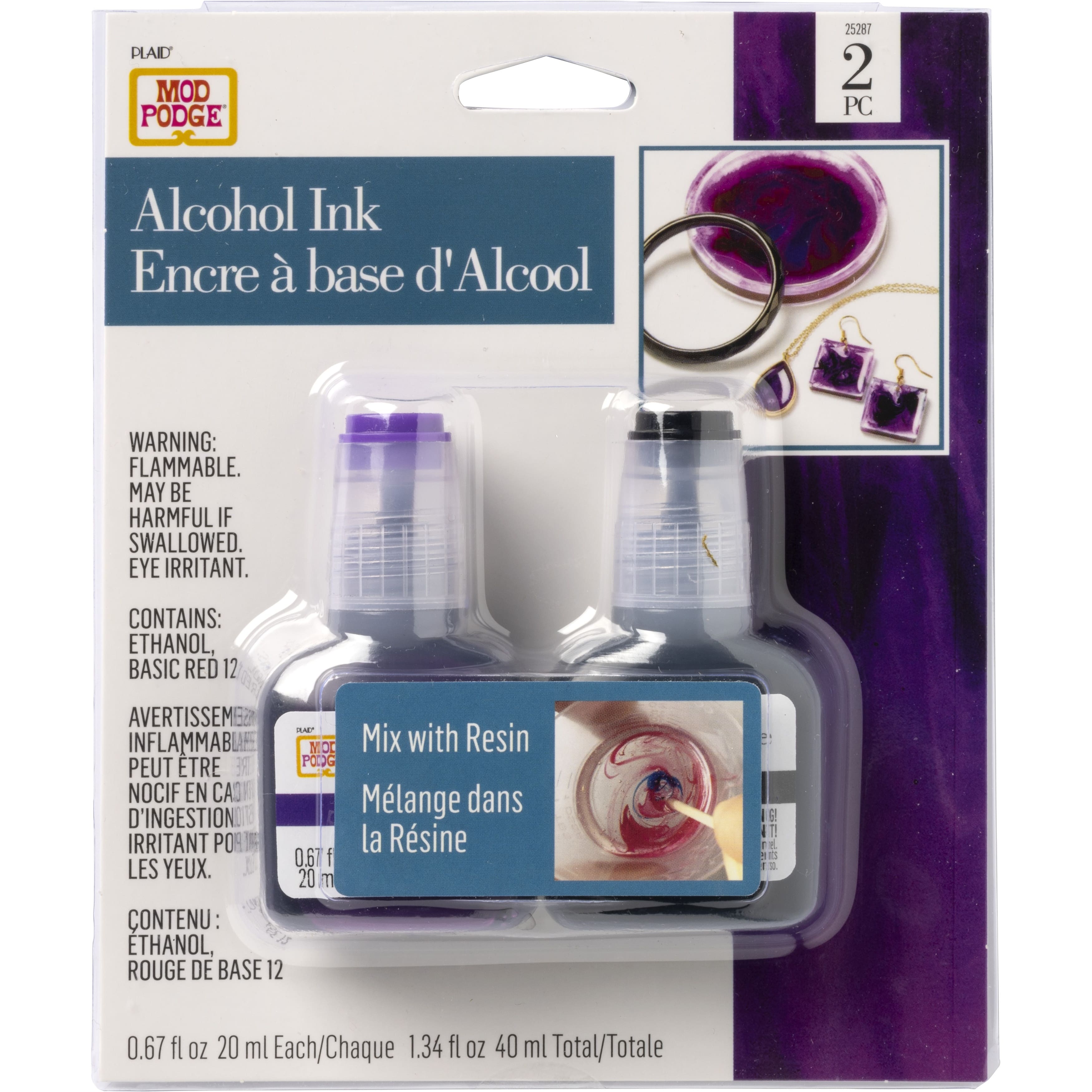 Jackson's : Alcohol Ink : 10ml : Scarlet Red
