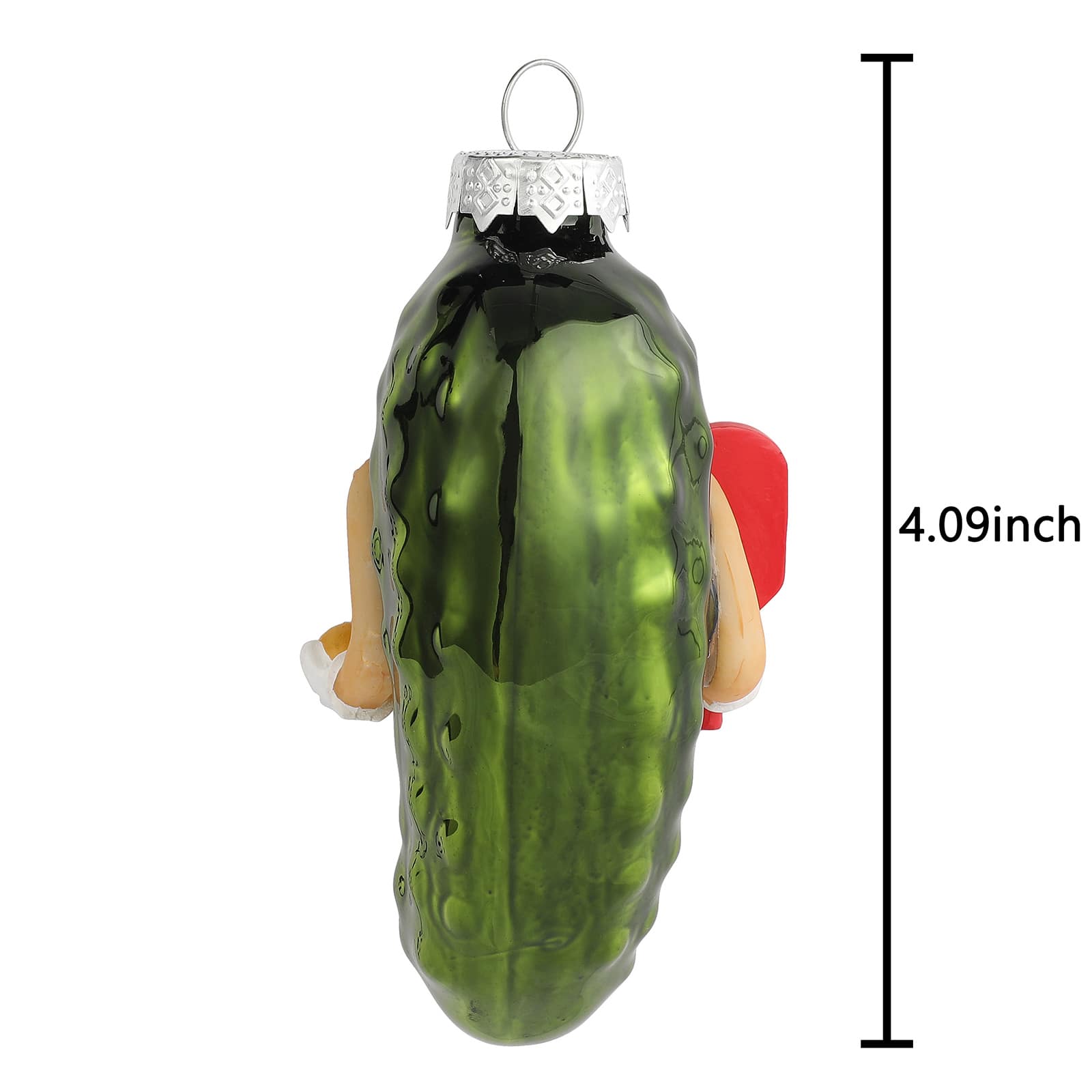 4&#x22; Pickle with Paddle Glass Ornament by Ashland&#xAE;