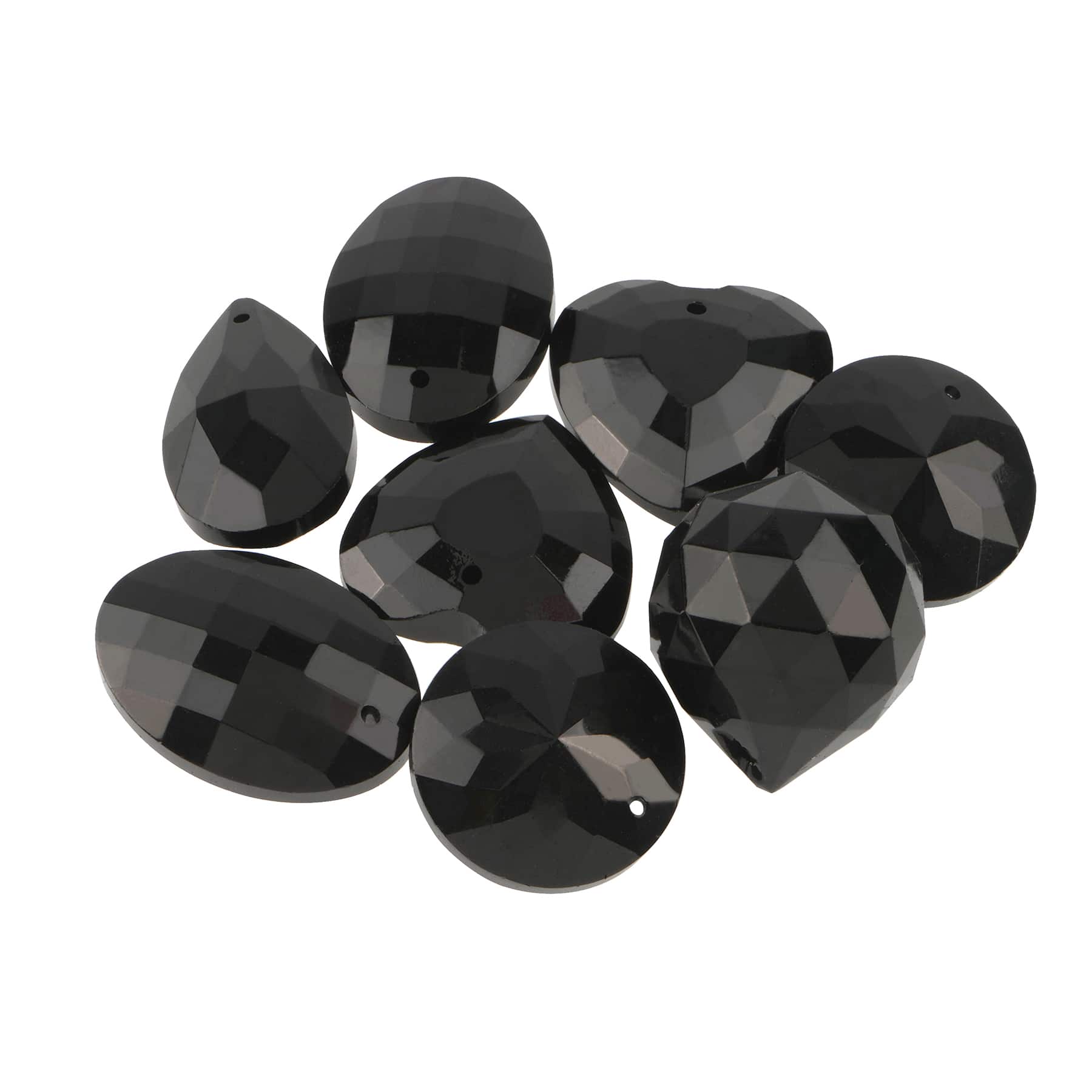 Faceted Glass Rhinestone Pendant Bead Mix by Bead Landing™