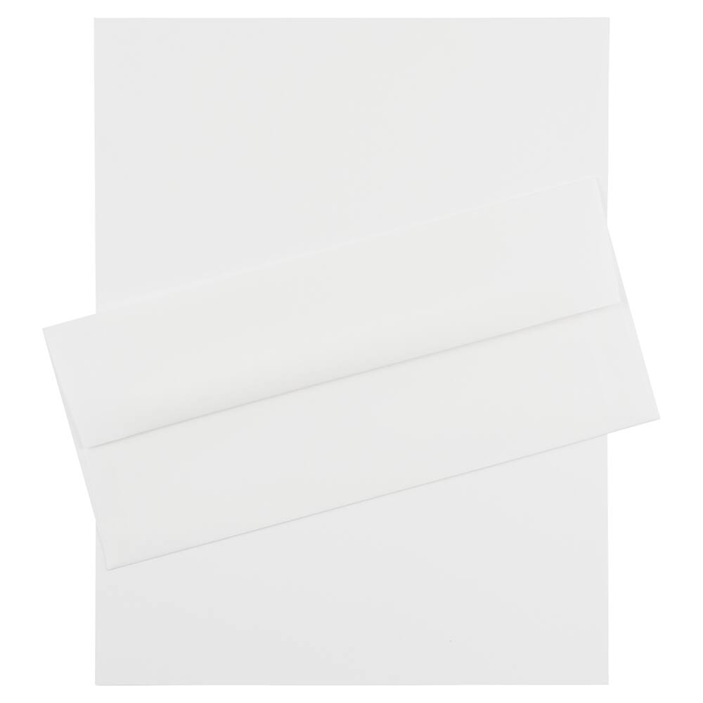 JAM Paper #10 Strathmore Business Stationery Set, 100ct.